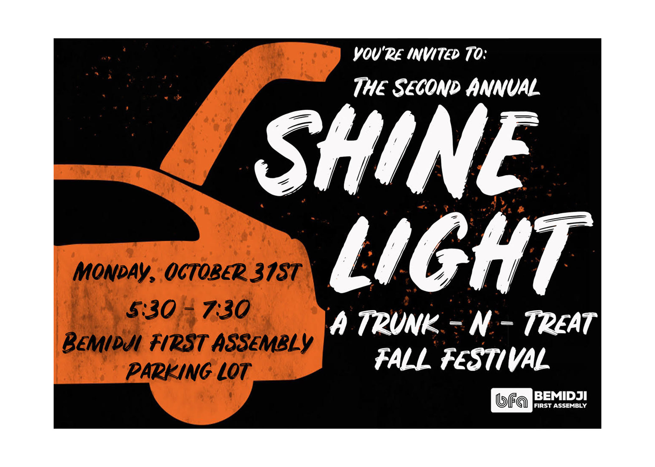 Shine Light 'Trunk N' Treat' event set for Oct. 31 - Vimarsana News