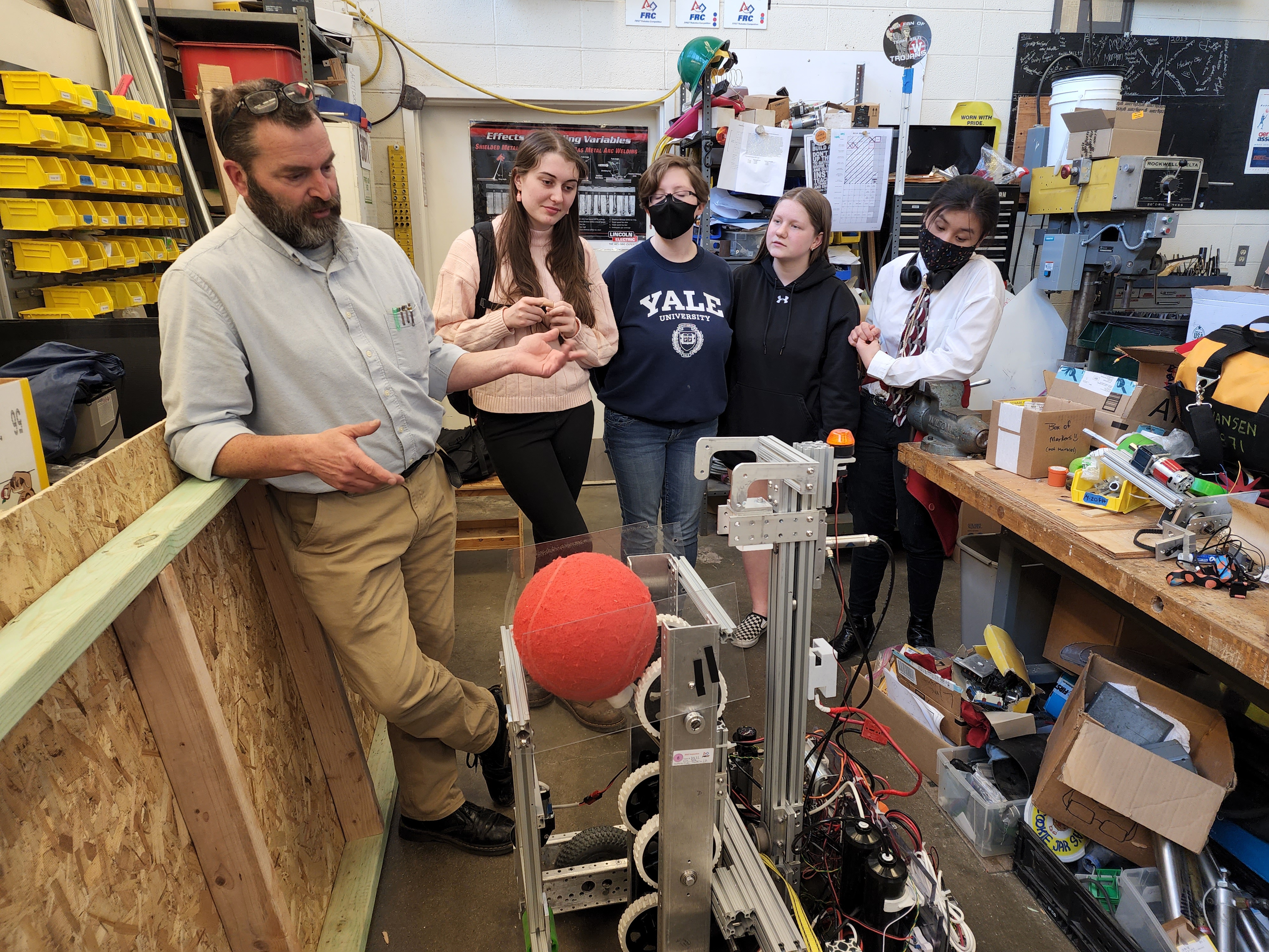 Trojans Robotics team competes, building skills and a bot - Vimarsana News