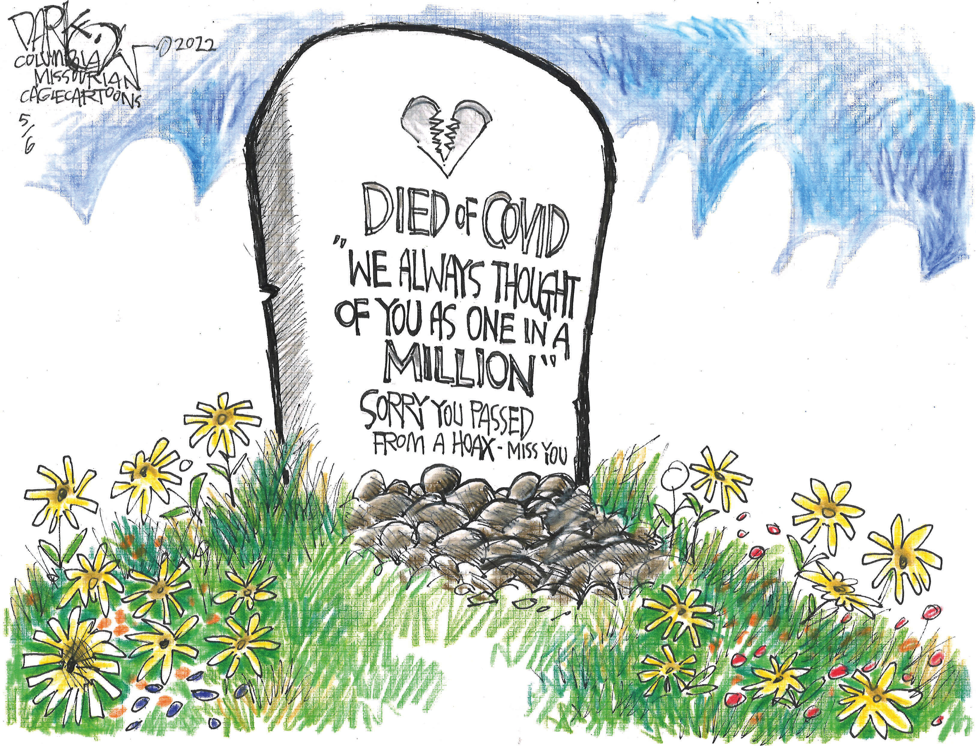 Editorial cartoon for May 10, 2022 - Vimarsana News