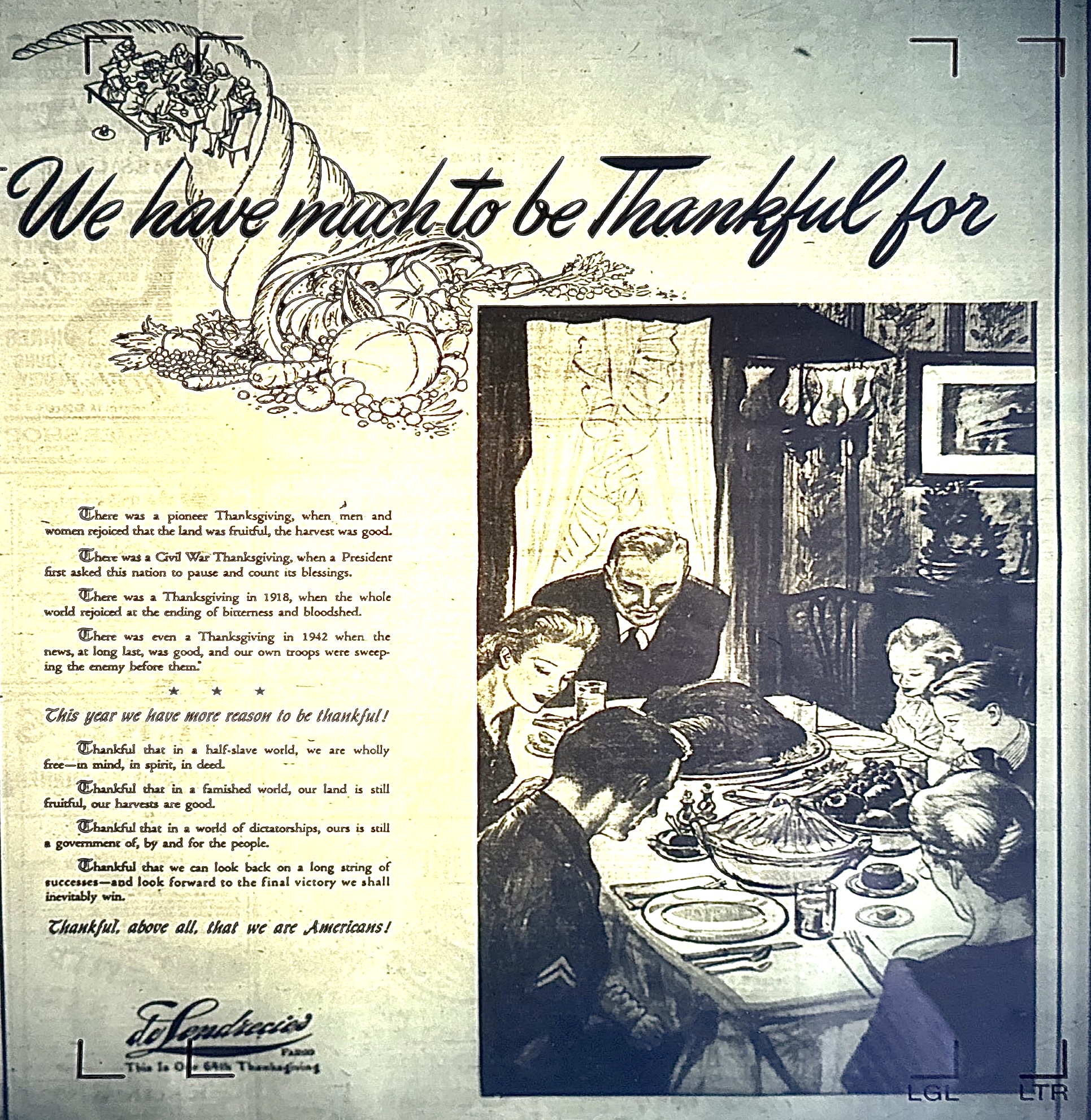 While celebrating 'Shrinksgiving,' remember how wartime cooks made turkey out of burger, clothespins - Vimarsana News