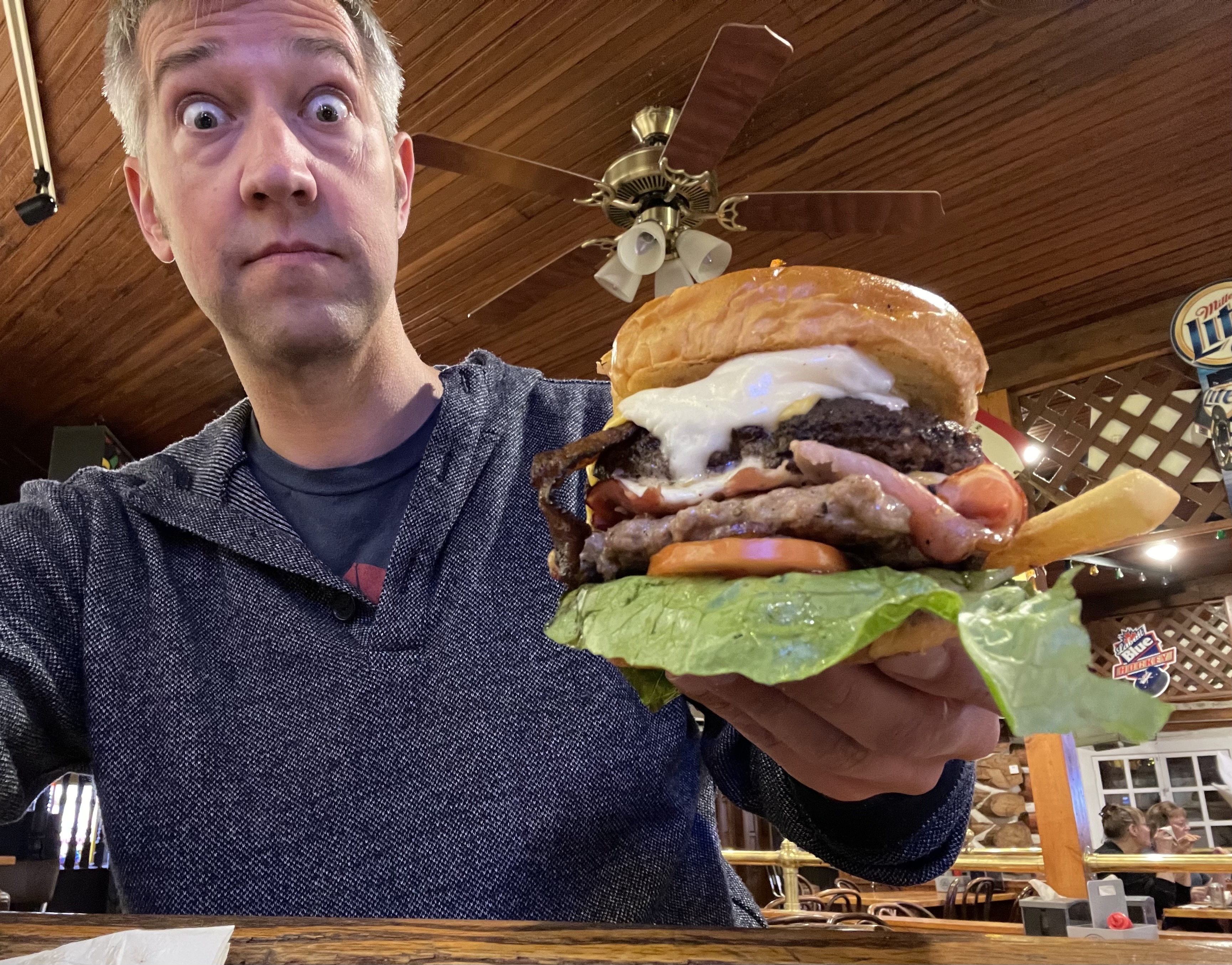 Front Row Seat: I ate a whole Big Sturgeon burger at Bimbo's Octagon - Vimarsana News