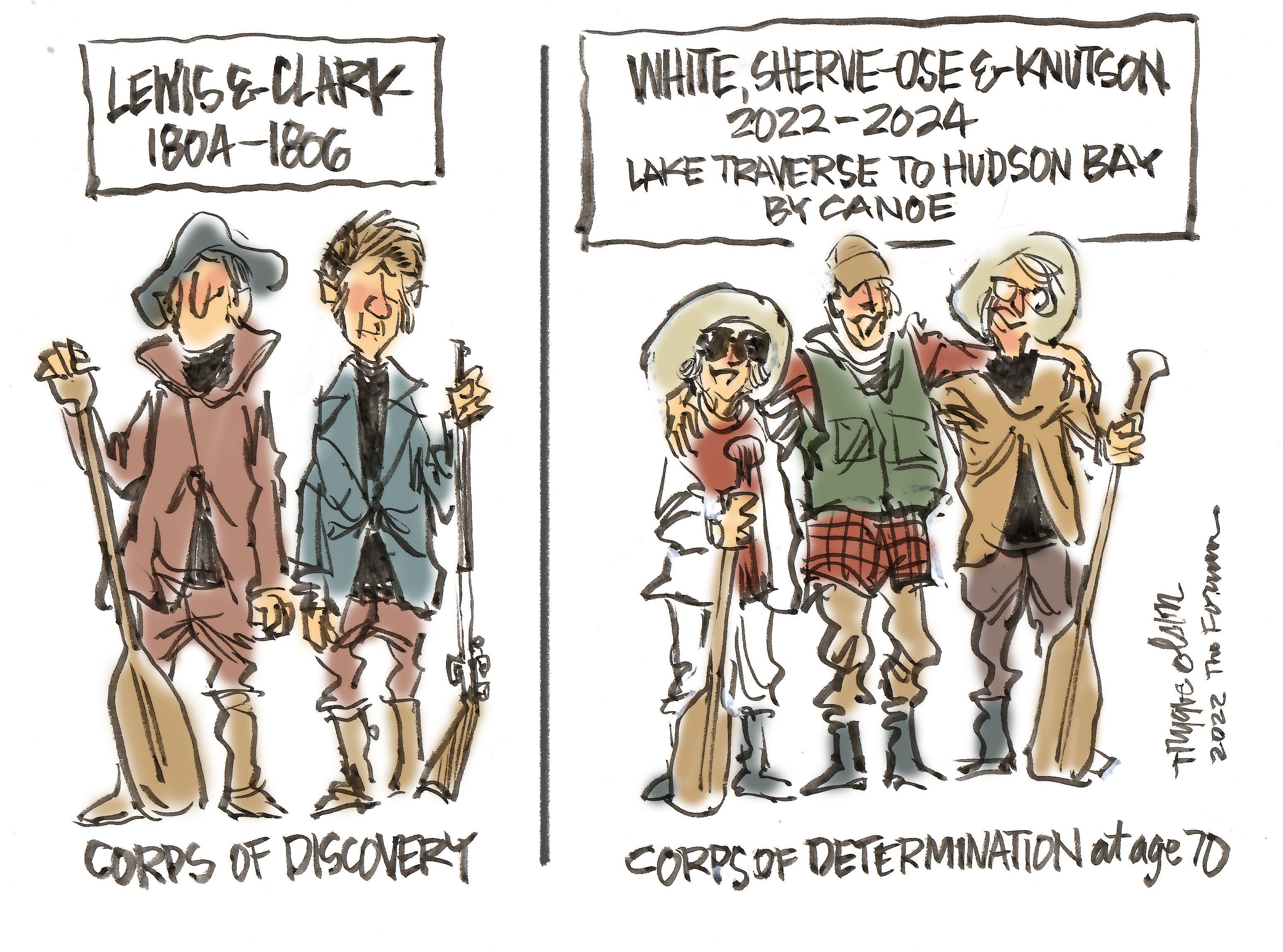 Trygve Olson cartoon: Corps of determination - Vimarsana News