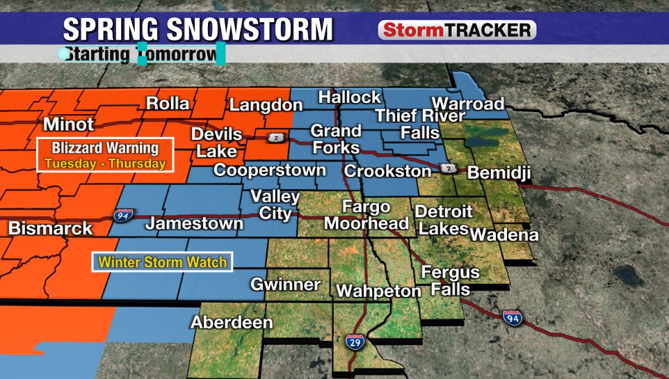 'Crippling' snowstorm will sweep across northern North Dakota into northwest Minnesota - InForum | Fargo, Moorhead and West Fargo news, weather and sports - Vimarsana News
