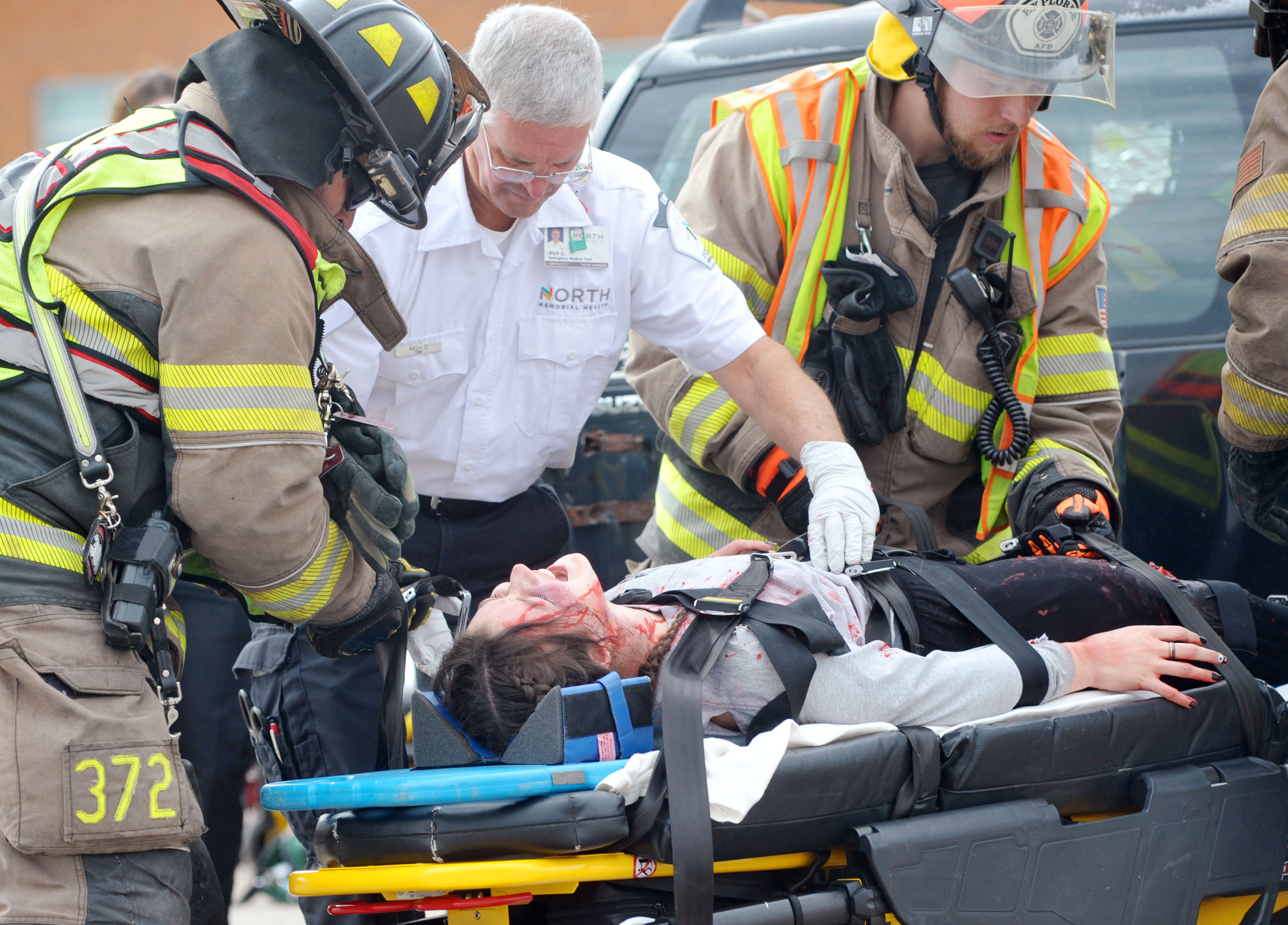 Mock crash in Alexandria stirs real emotions - Vimarsana News
