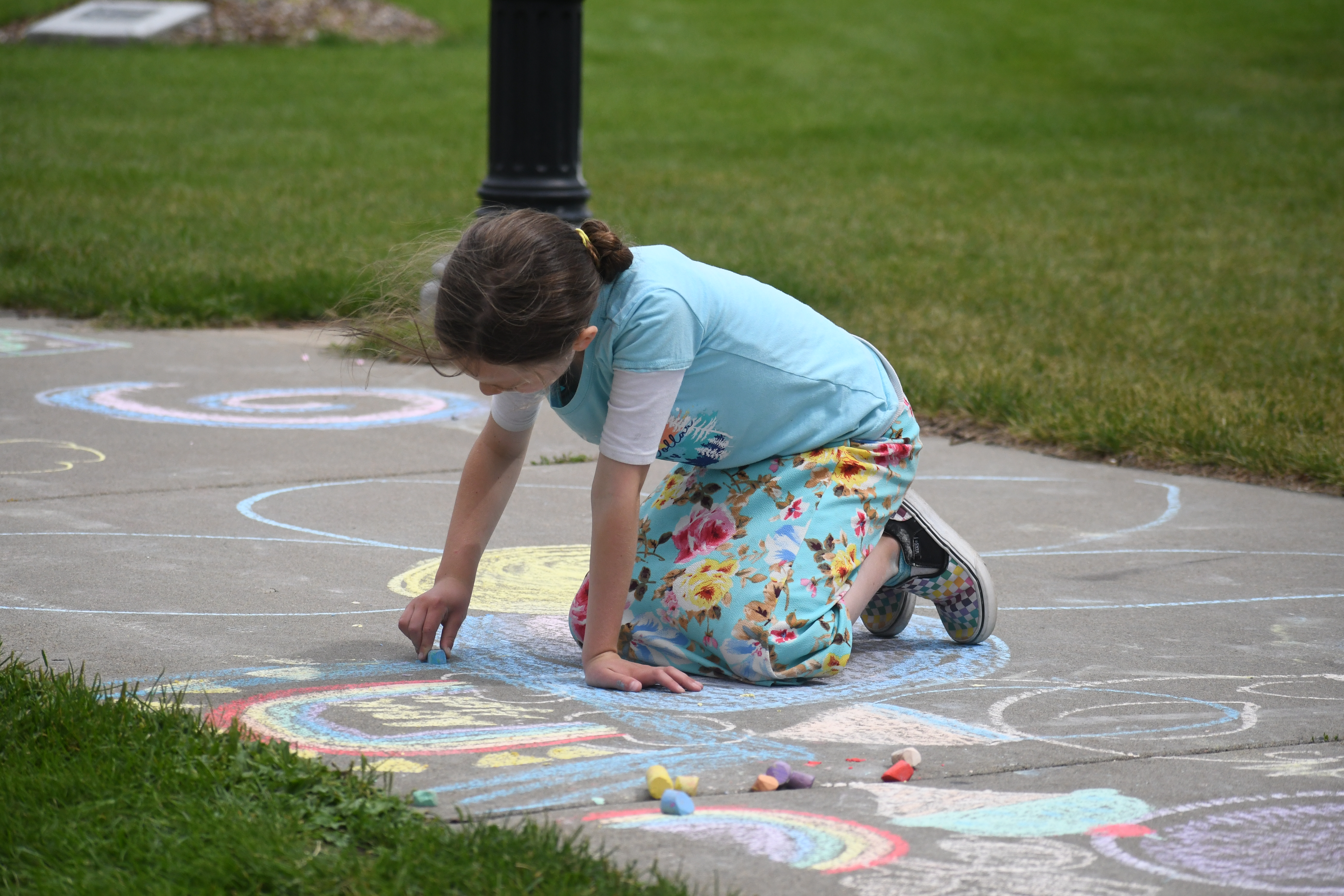 Let's talk chalk: 7th annual Dickinson Chalk Walk draws competition - Vimarsana News