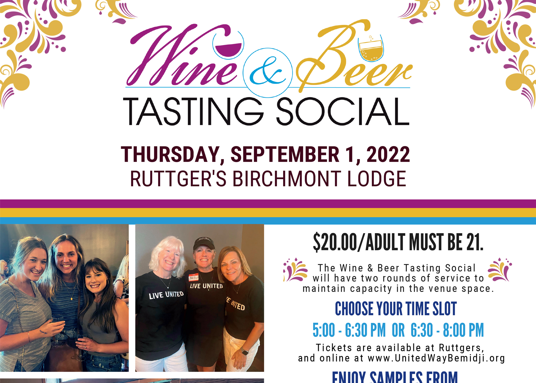 United Way to host wine and beer tasting social Sept. 1 - Vimarsana News