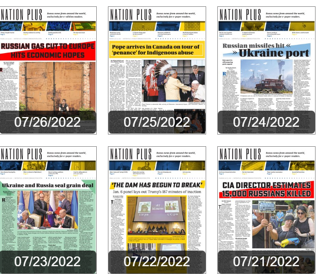 E-paper highlights: July 21-27, 2022, headlines - Vimarsana News