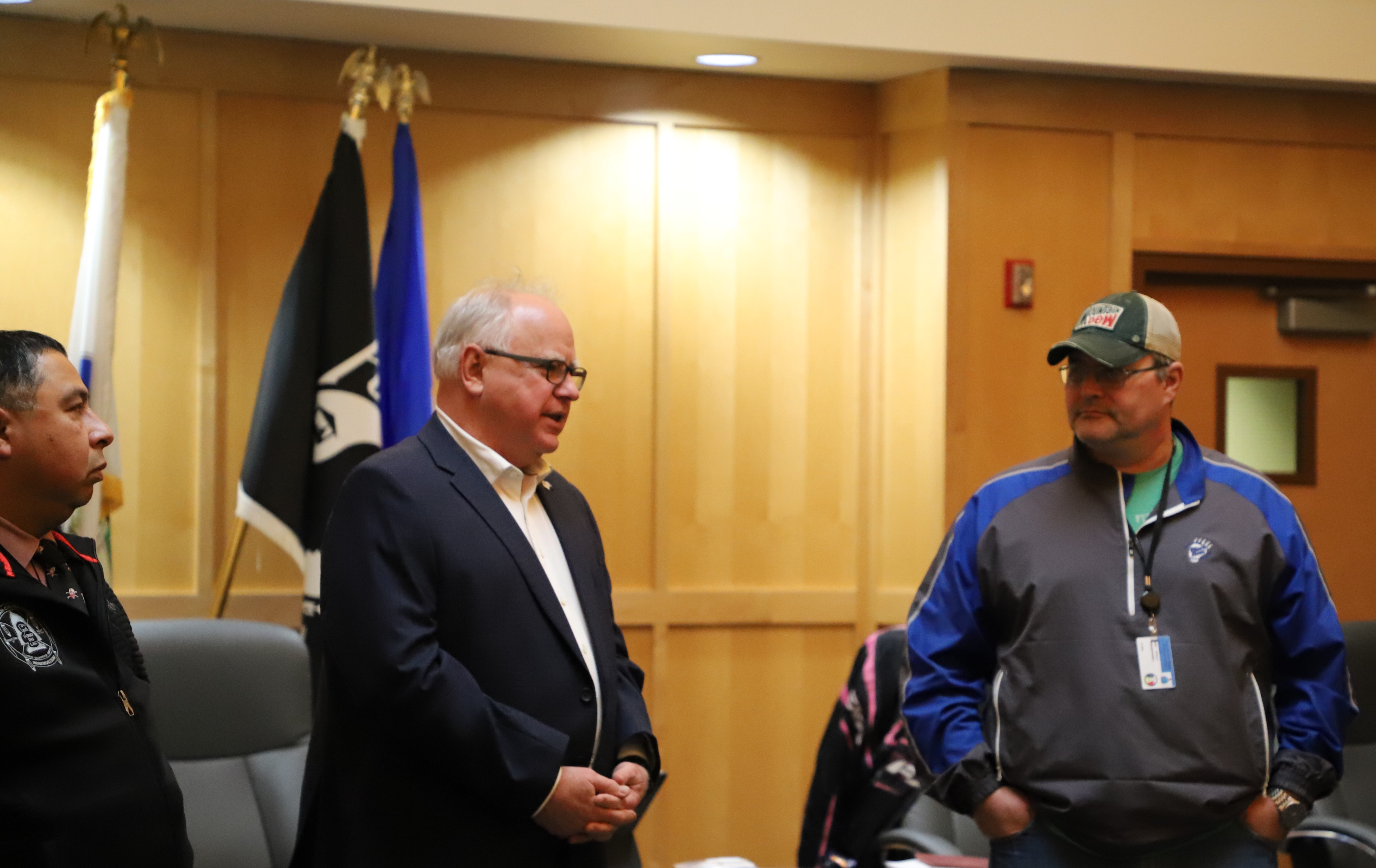 Walz visits Fond du Lac Reservation - Vimarsana News