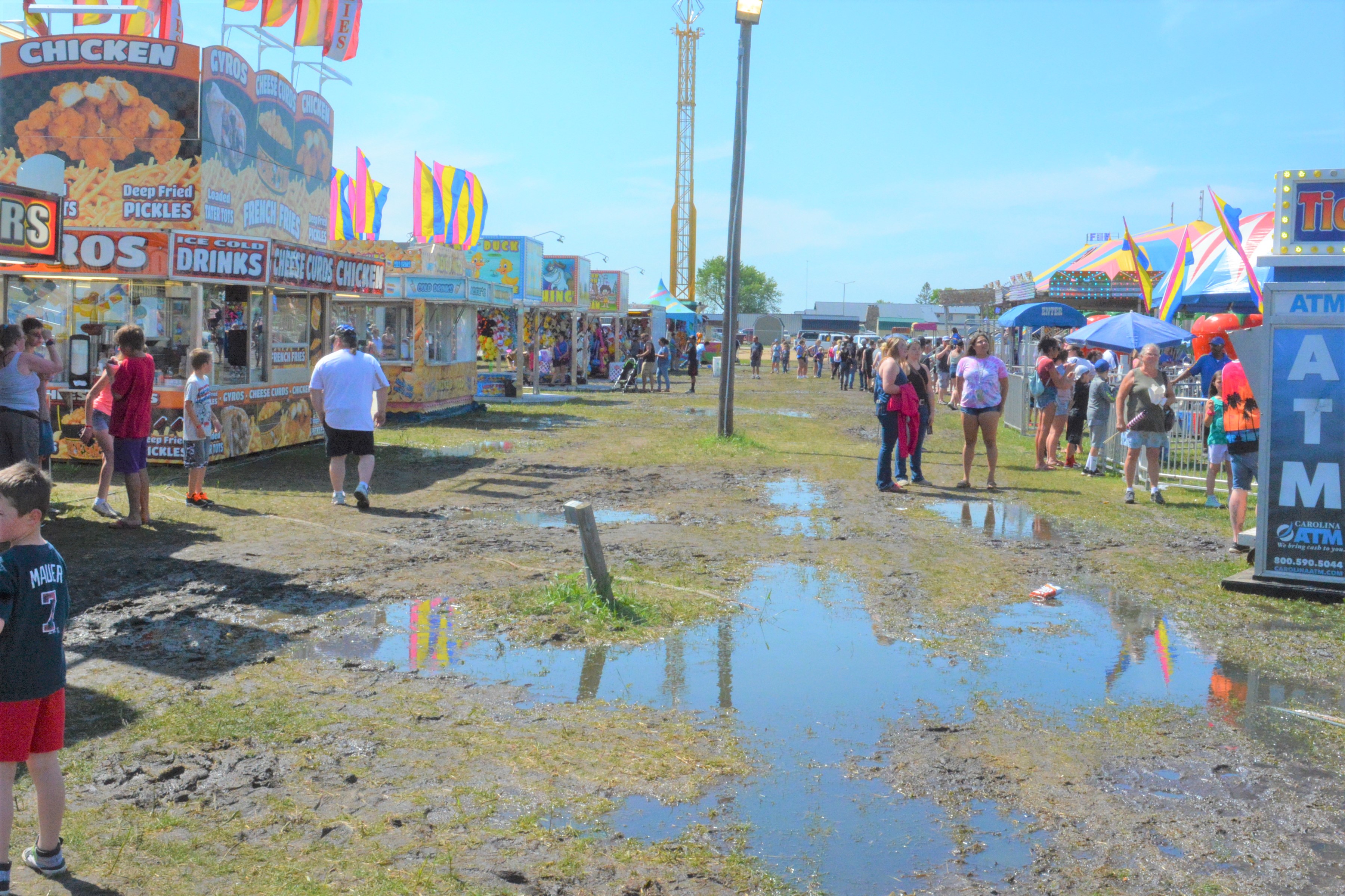 New fairground drainage not quite ready for untimely rainfalls - Vimarsana News
