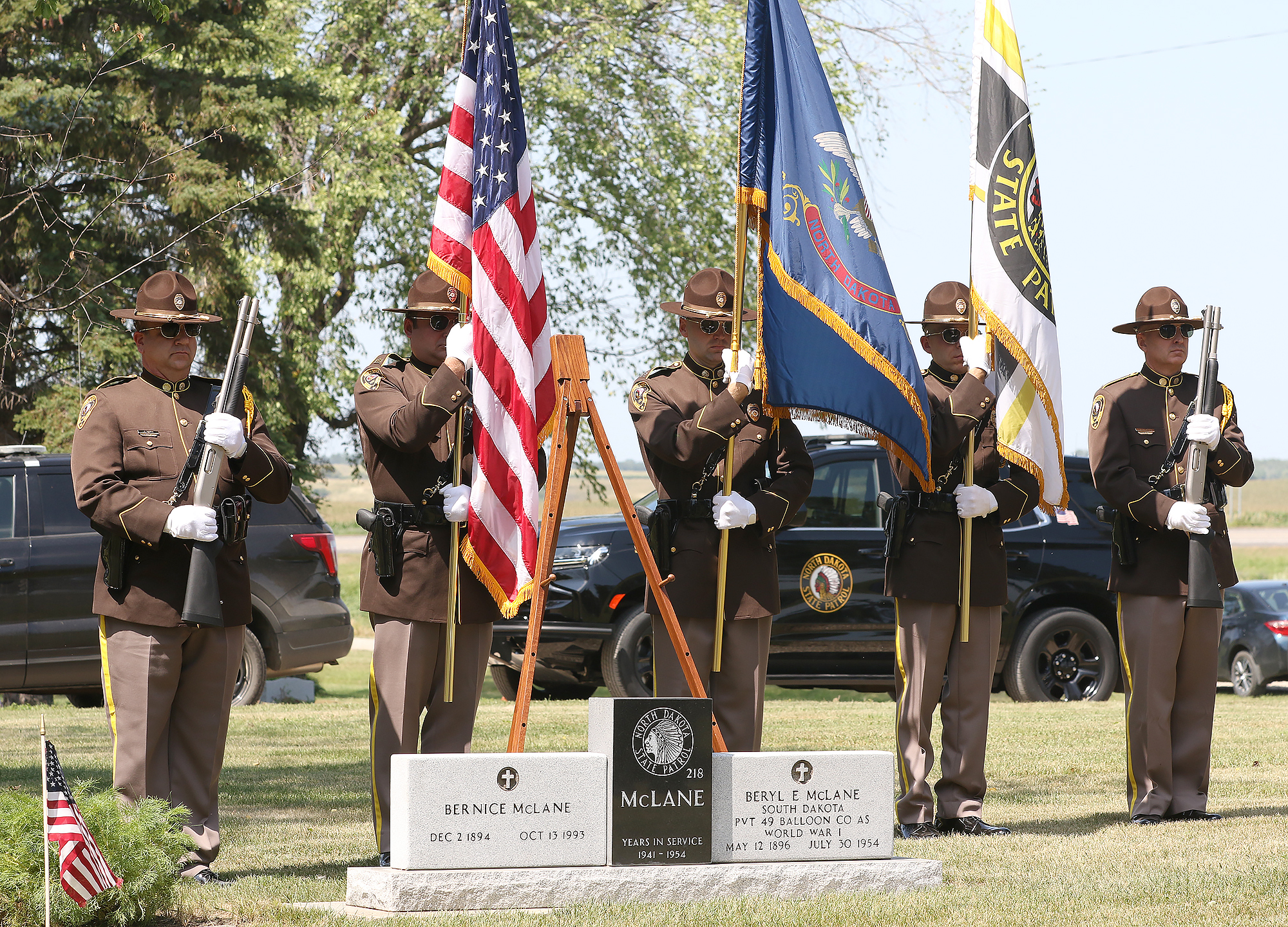 New headstone placed at Jamestown grave of trooper who died in 1954 - Vimarsana News