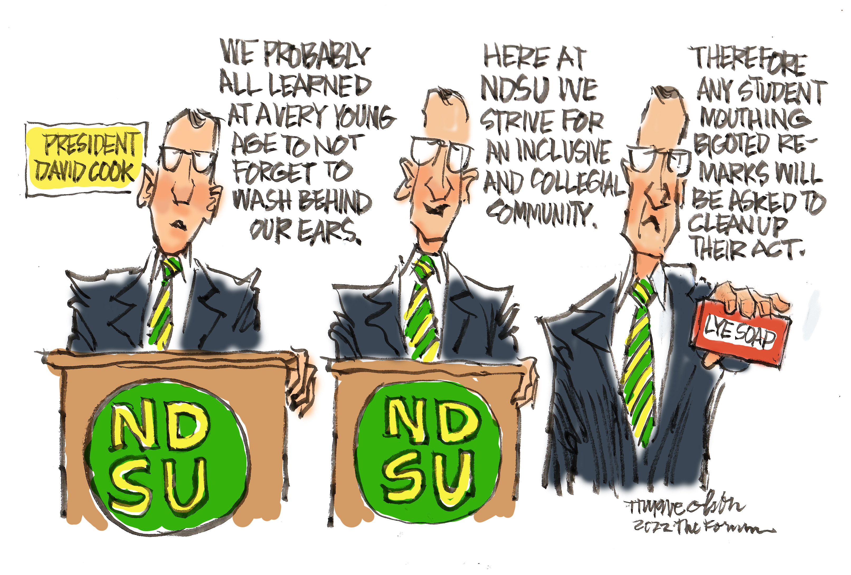 Trygve Olson cartoon: Mouthwash - Vimarsana News