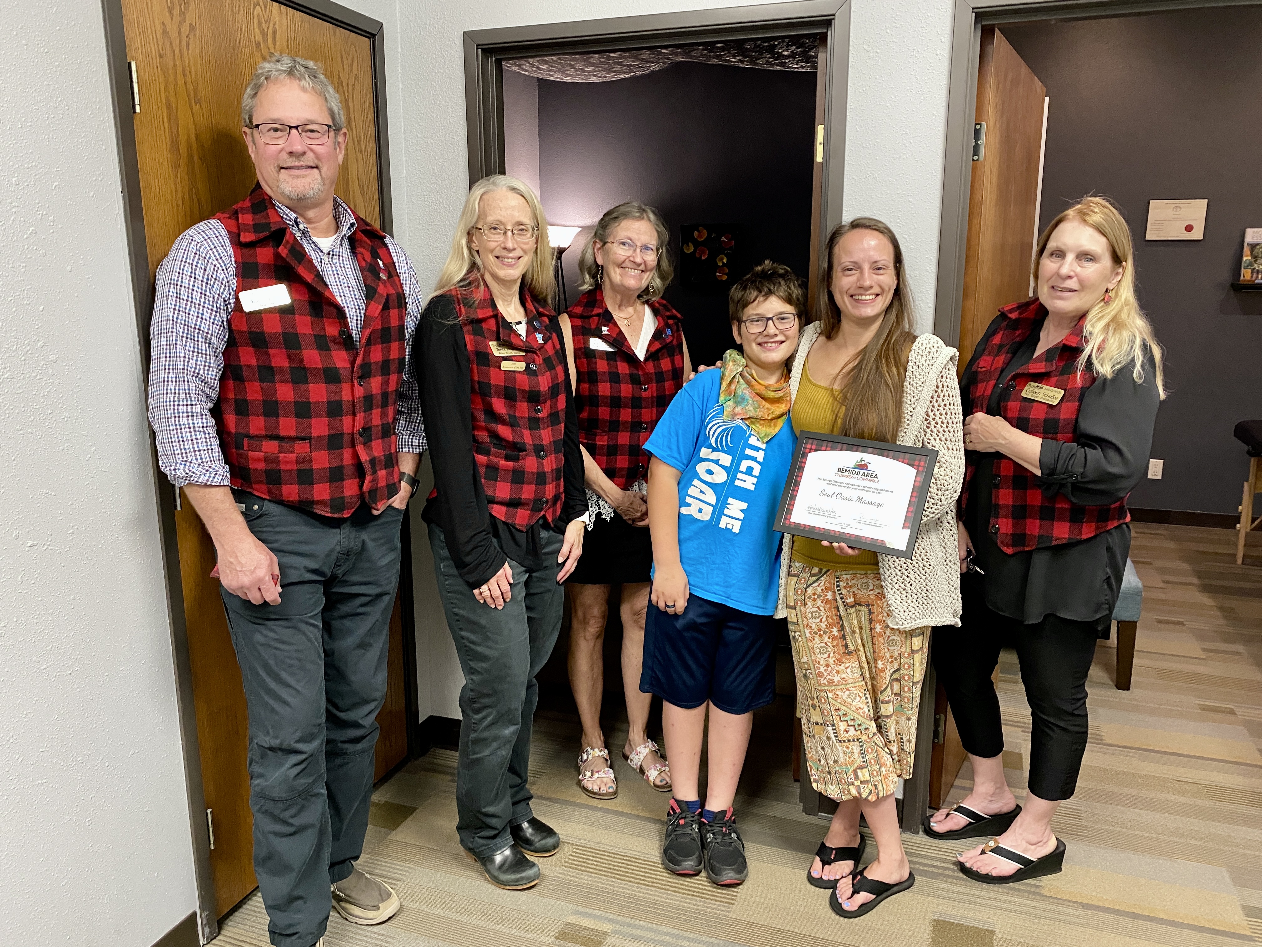 Chamber Ambassadors welcome Soul Oasis Massage - Vimarsana News