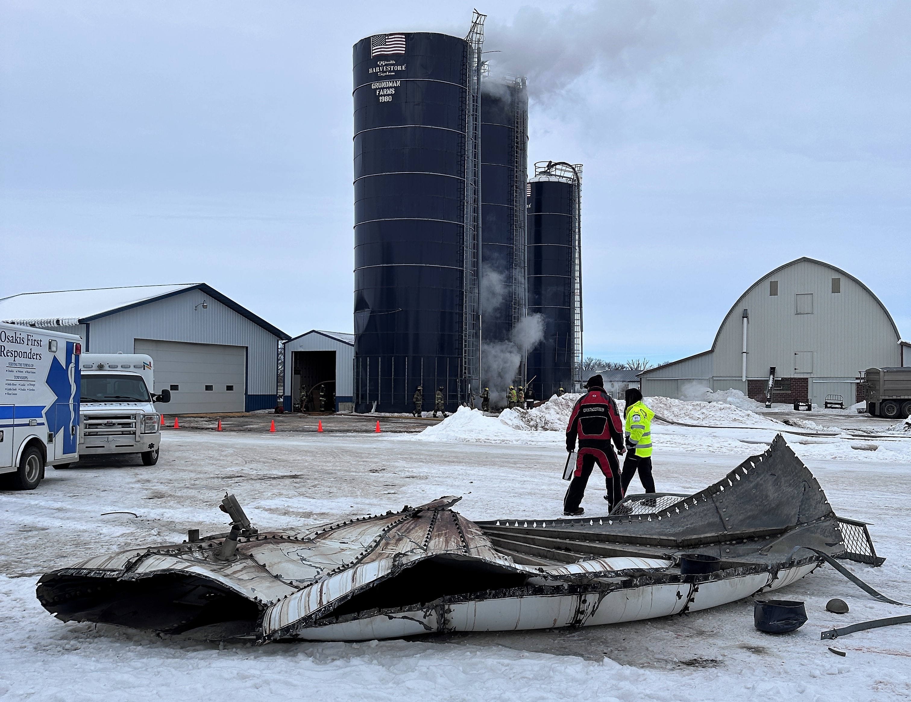 Update: Faulty bearing may have started silo fire in Osakis - Vimarsana News