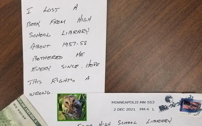 Anonymous person sends $100 to Minnesota school library 64 years after losing book - Vimarsana News