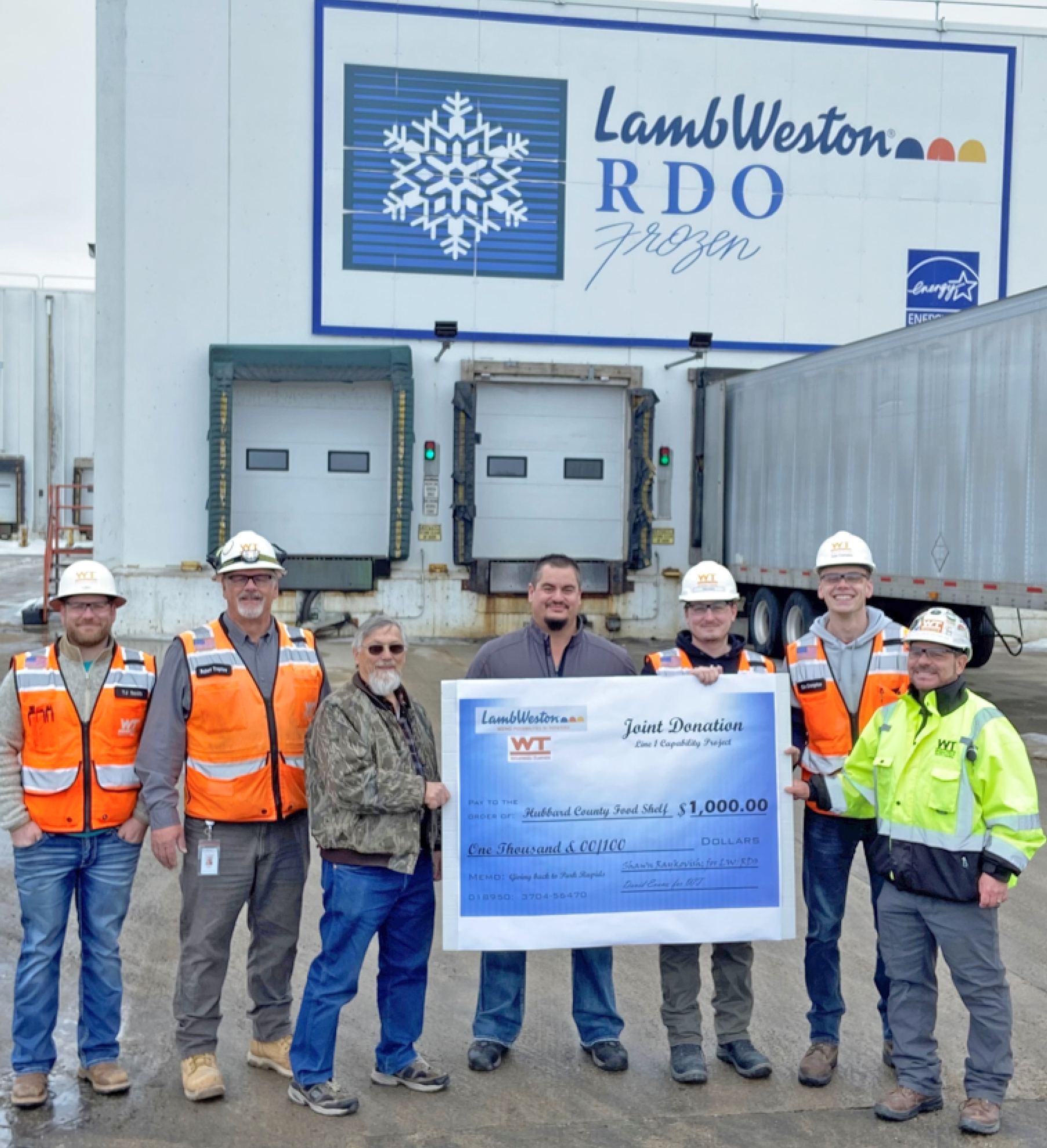 Lamb Weston/RDO donates to three local nonprofits - Vimarsana News