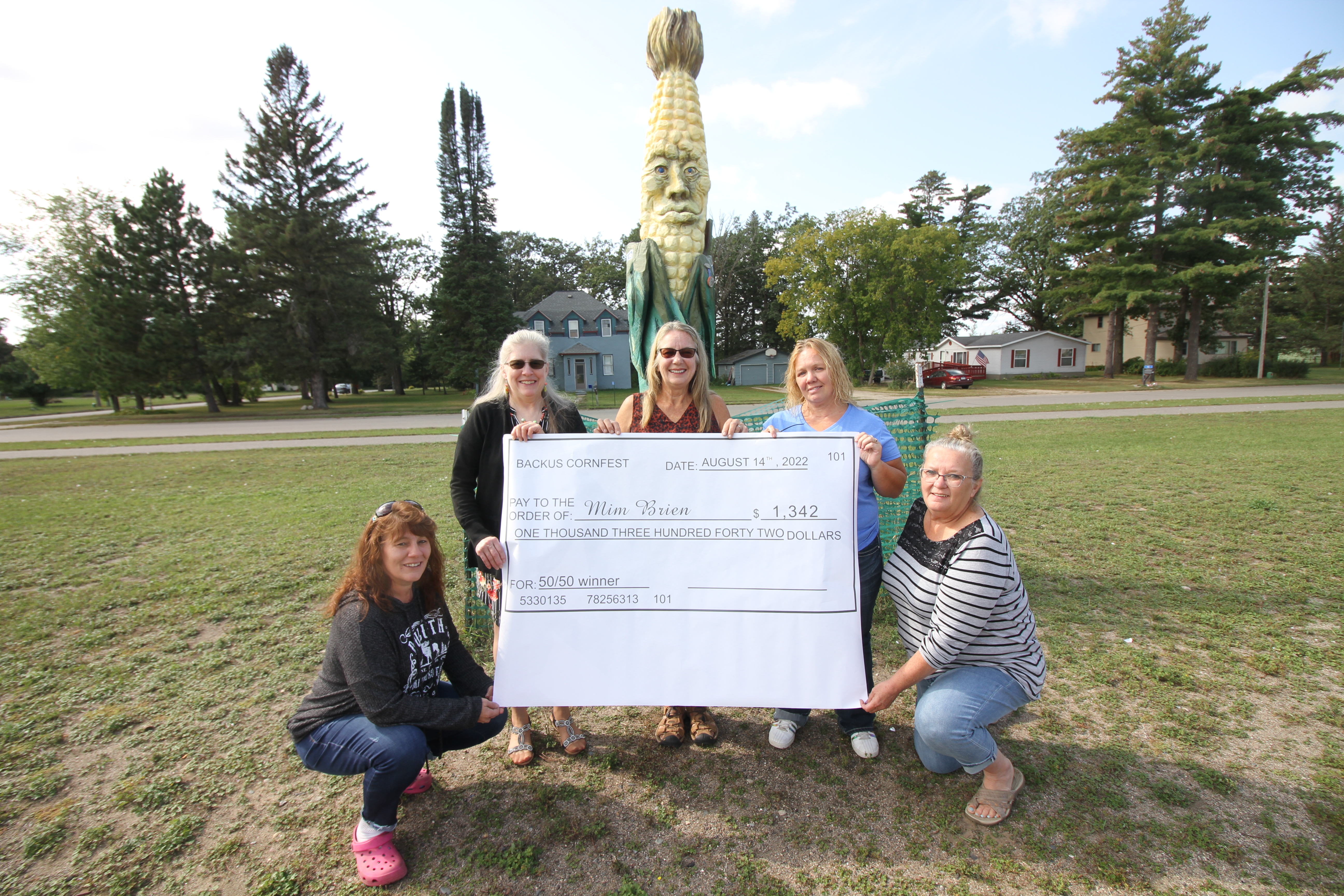 Winner selected in Backus Cornfest drawing - Vimarsana News