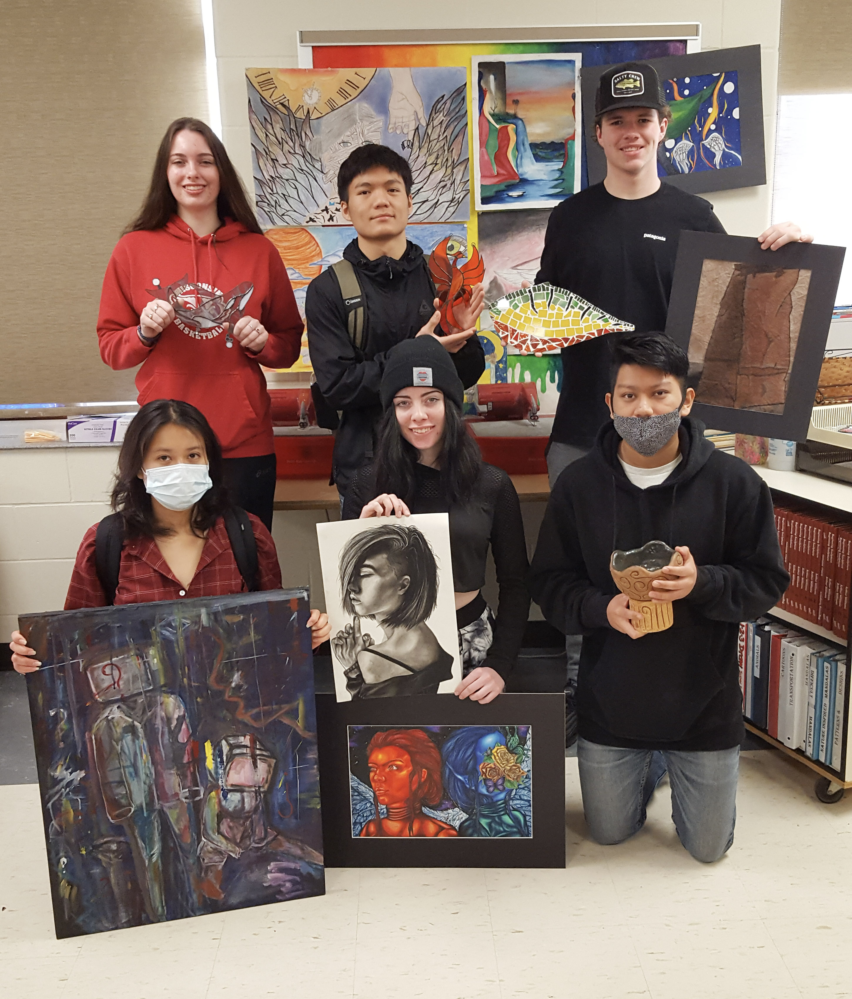 The annual Student Art Show returns with stained glass, ceramics, charcoal, paintings and more - Vimarsana News