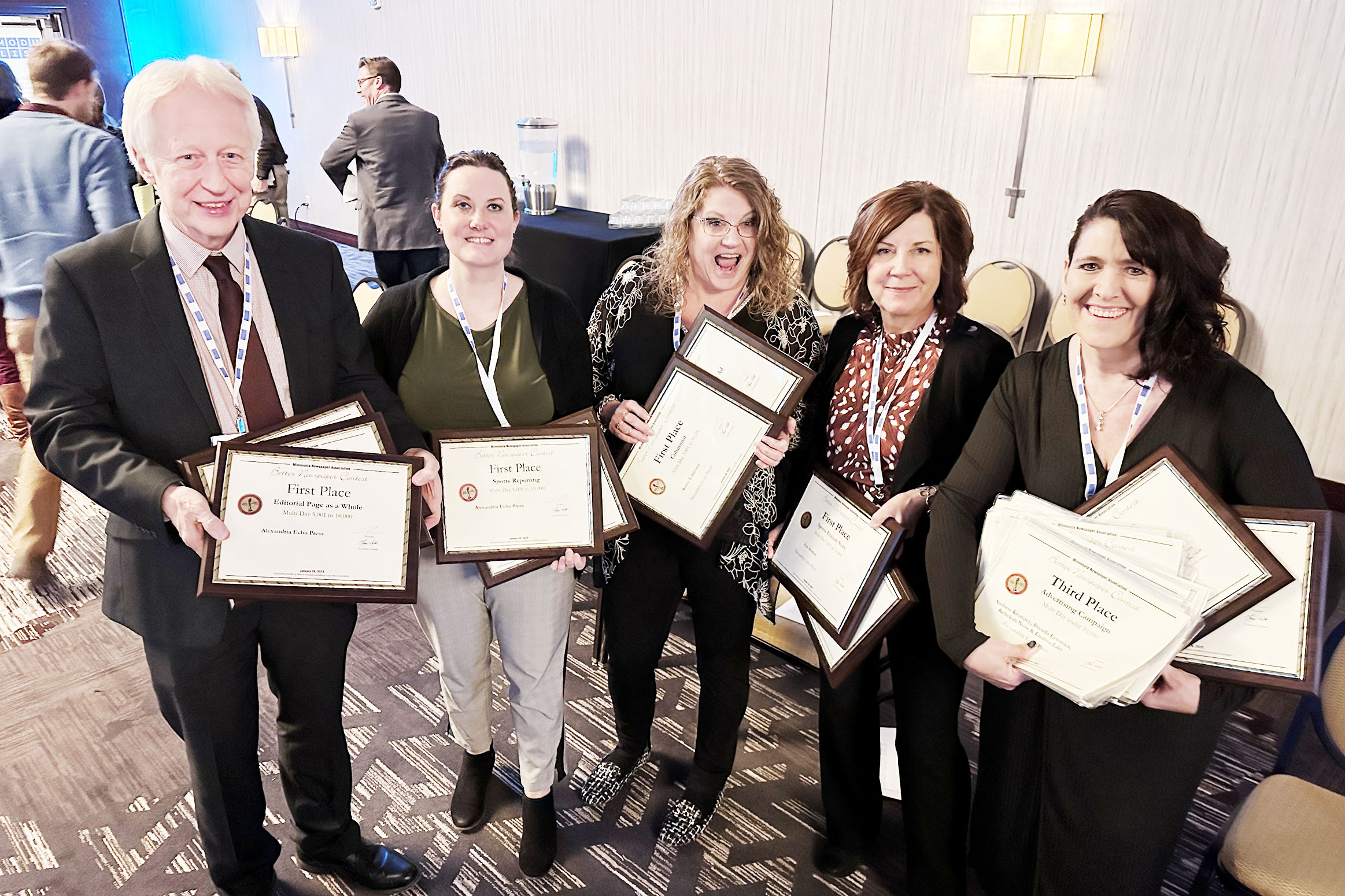 Echo Press brings home 34 awards from Minnesota Newspaper Association's Better Newspaper Contest - Vimarsana News