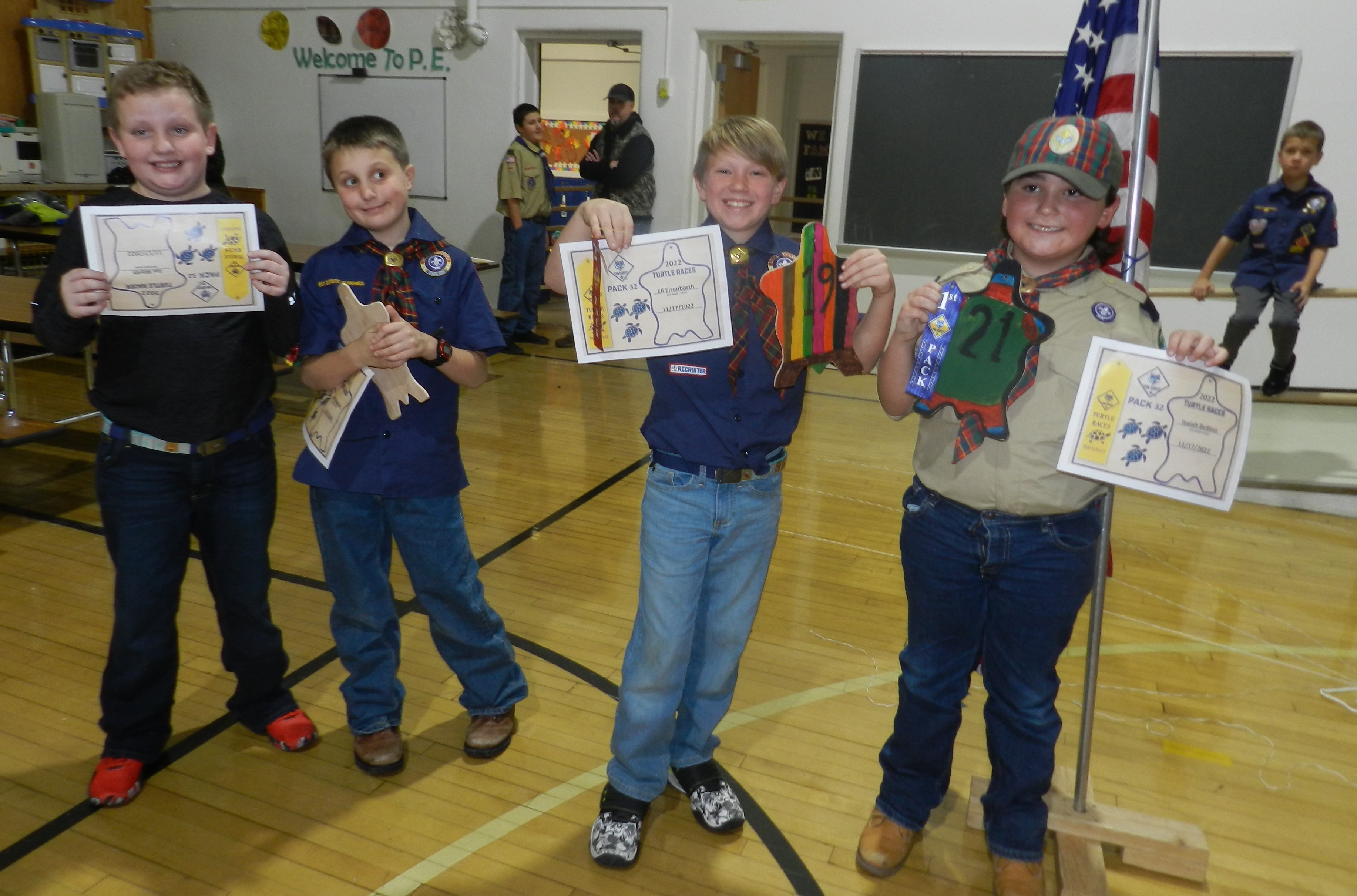 Cub Scout Pack 32 of St. Philip's holds annual Turtle Races - Vimarsana News