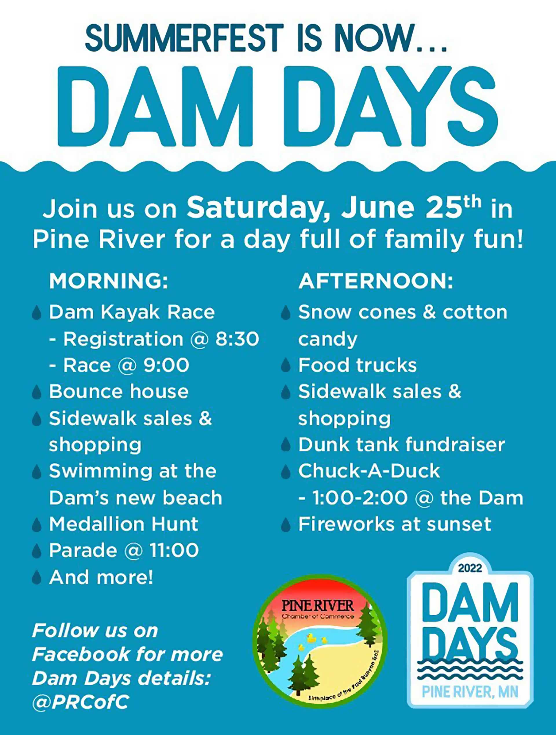 Calendar: June 9-26, 2022, events in northern Brainerd lakes area - Vimarsana News