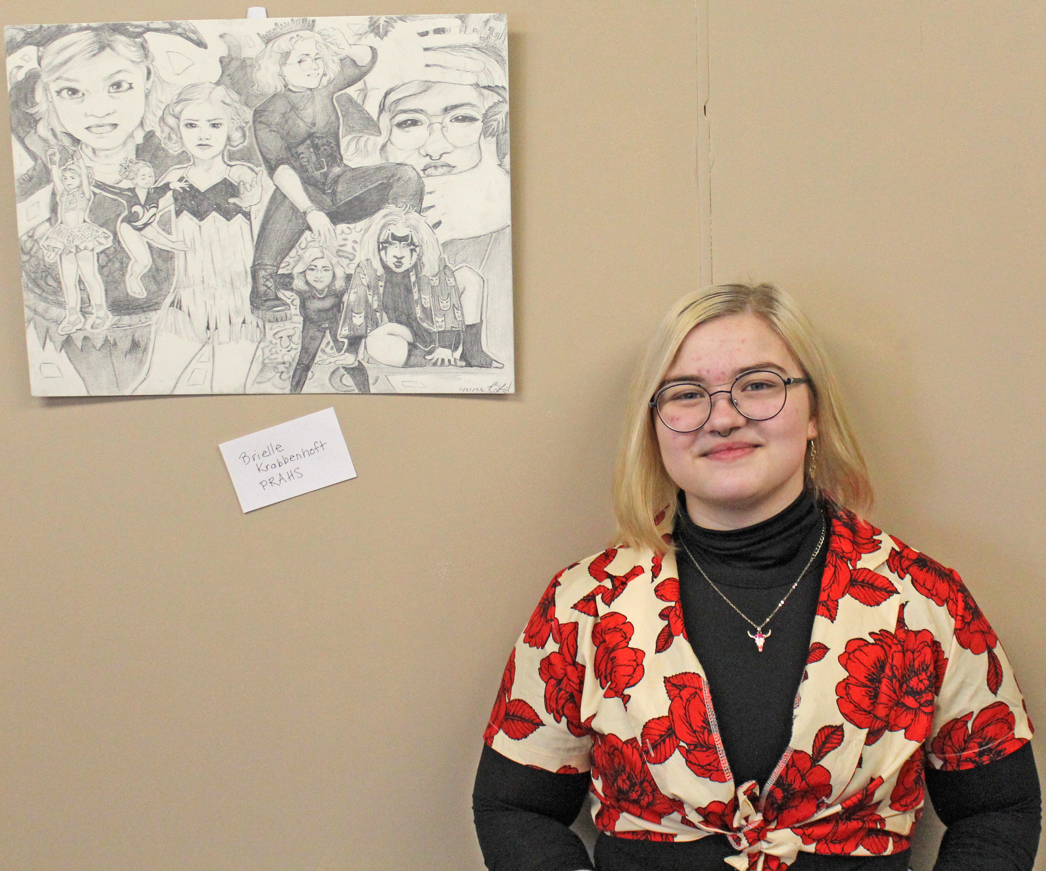 PRAHS art students mount show at food shelf - Vimarsana News