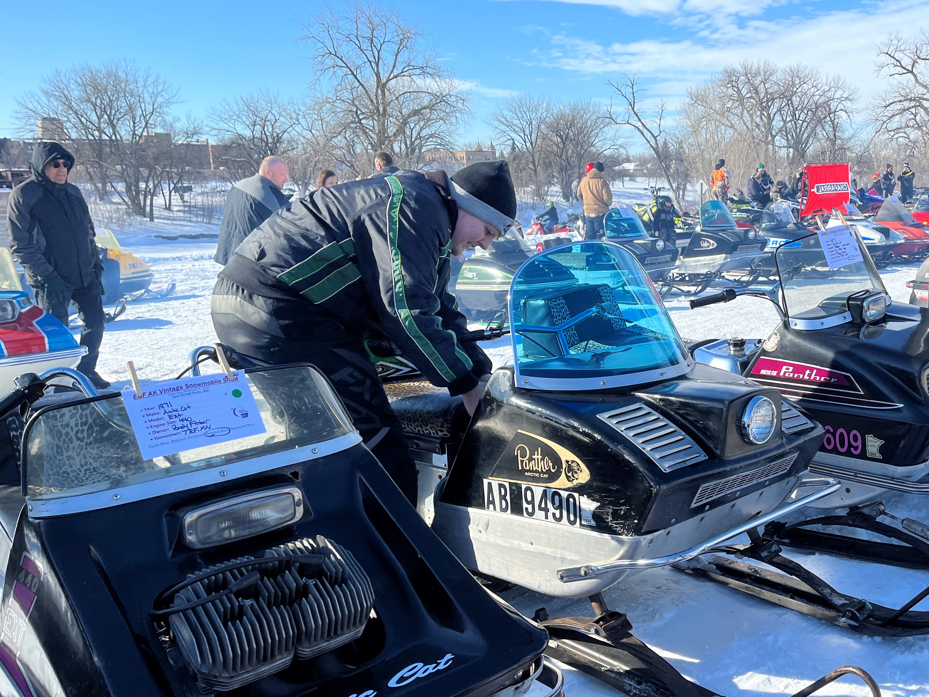 Annual East Grand Forks Vintage Snowmobile Show brings more than 100 sleds on warm winter day - Vimarsana News