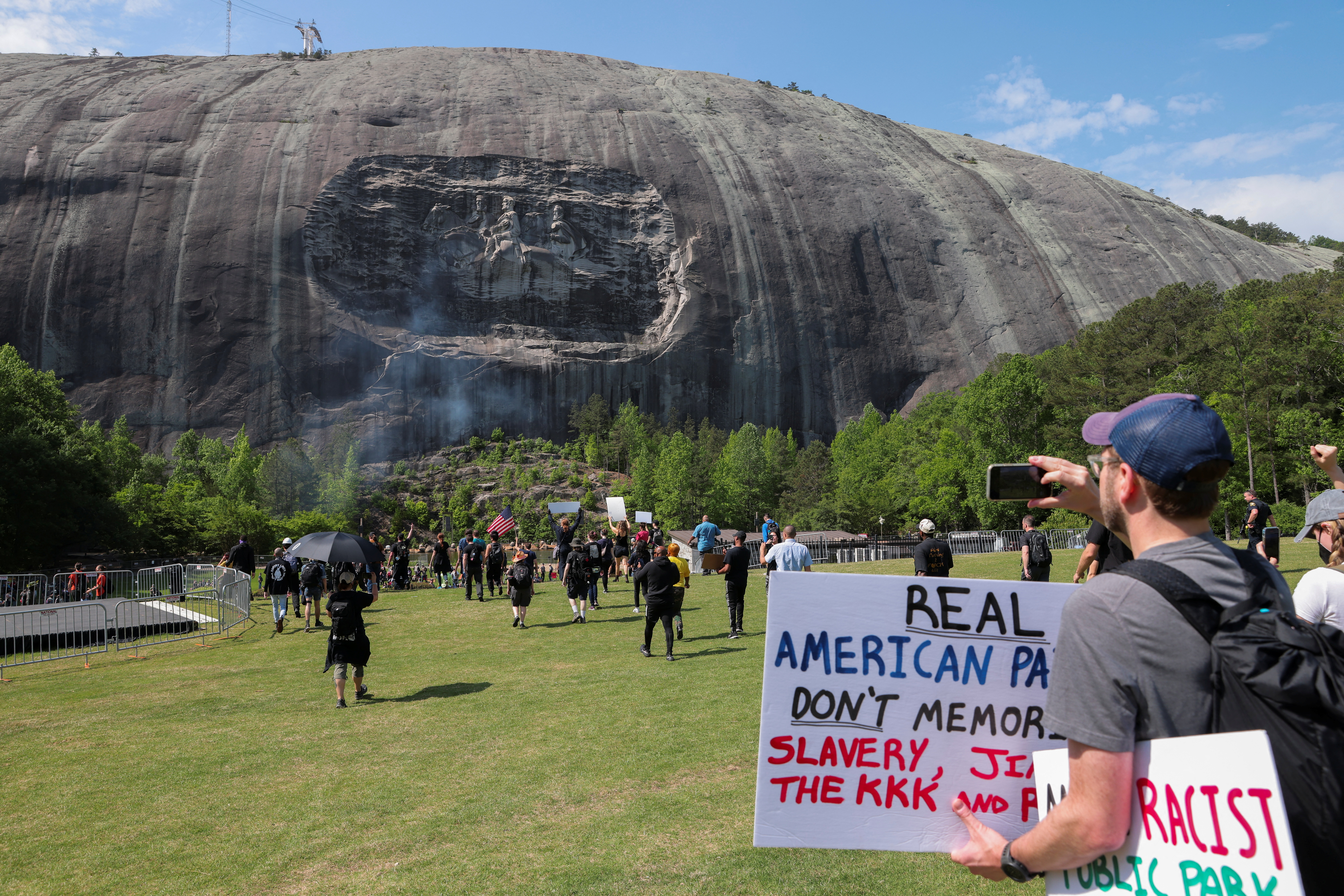 In Georgia, protesters march at monument to US South's pro-slavery past - Vimarsana News