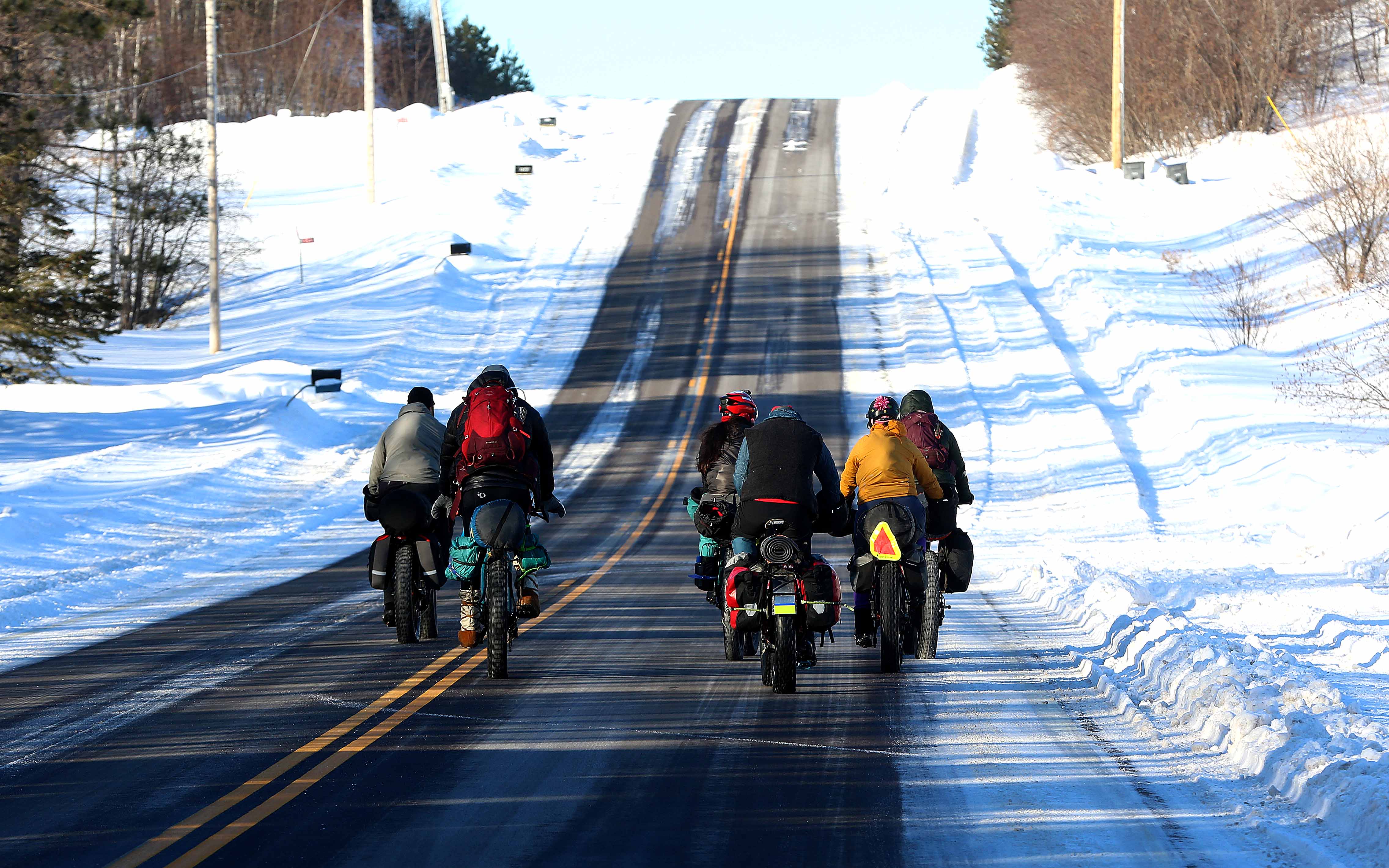 Fat-tire bikers pedal the route in honor of John Beargrease - Vimarsana News