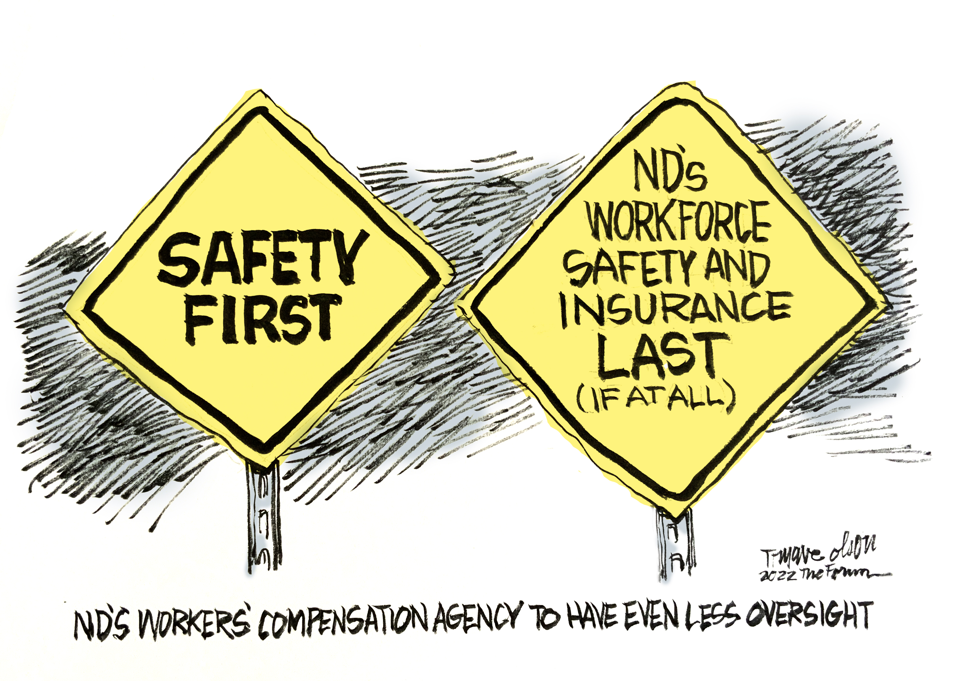 Trygve Olson cartoon: Safety first - Vimarsana News