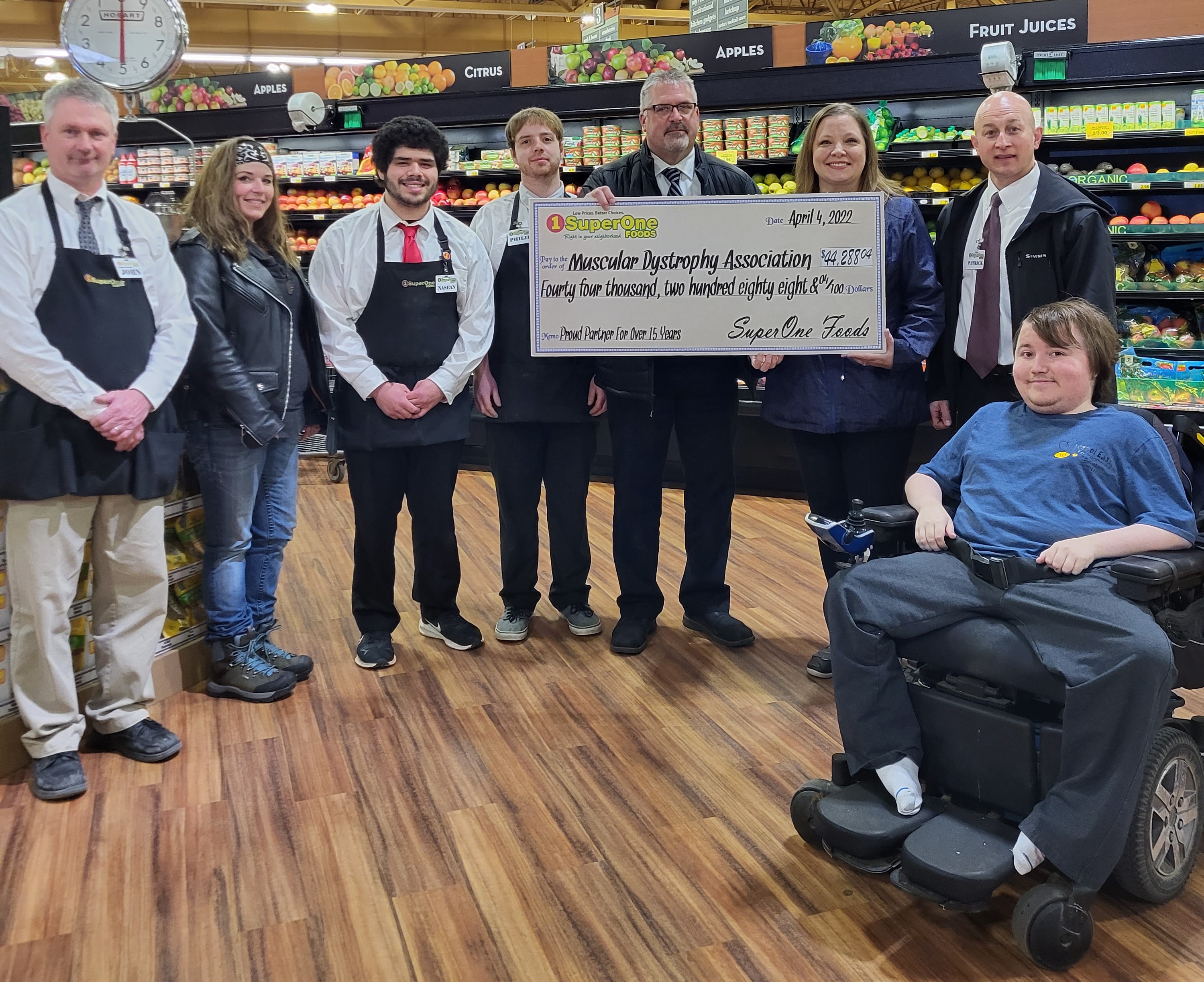 Super One Foods locations raise $44,288 for families with neuromuscular diseases - Vimarsana News