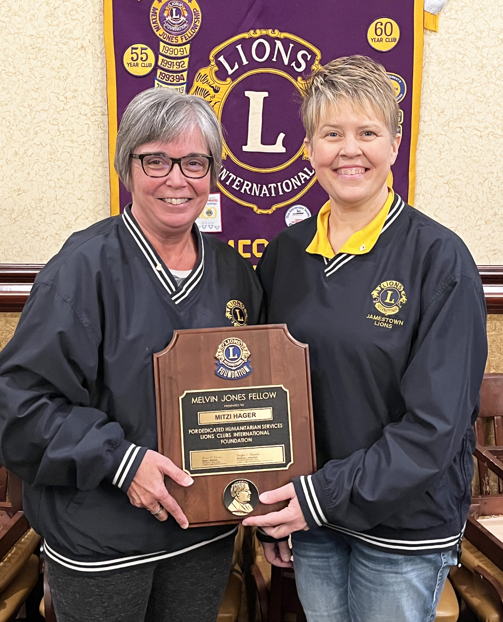 Hager receives Melvin Jones Fellowship Award - Vimarsana News