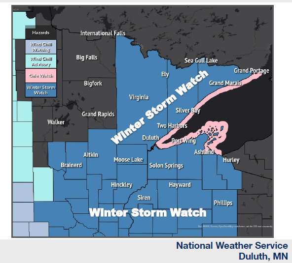 Heads-up for another winter storm watch in Brainerd lakes area and south and east - Vimarsana News