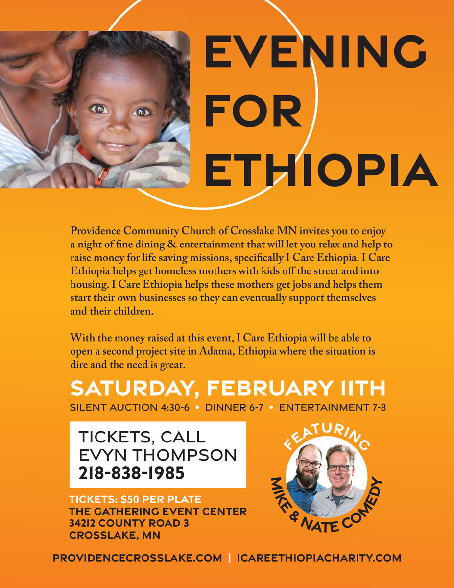 Crosslake church to host event for Ethiopia - Vimarsana News