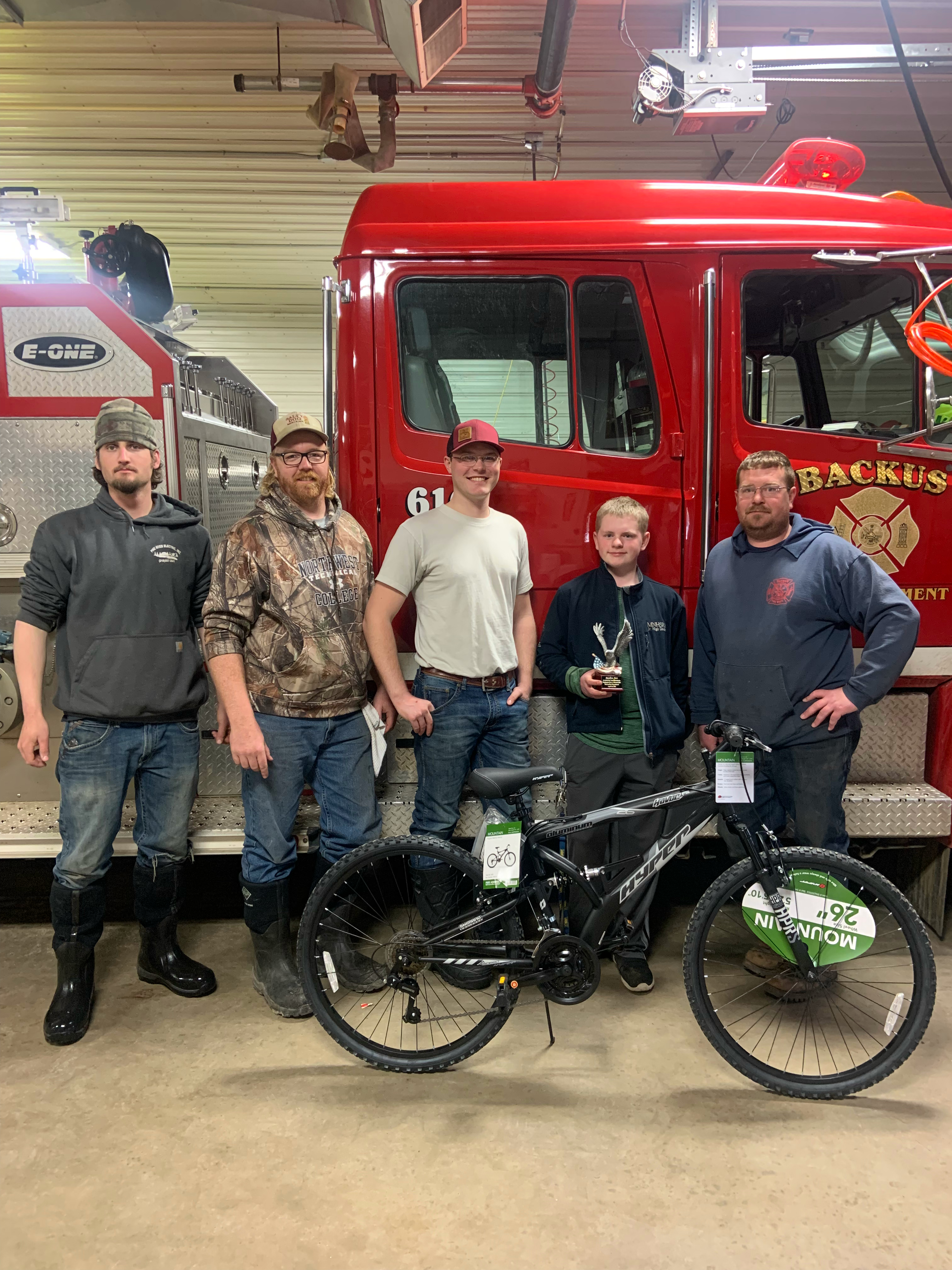 Backus teen recognized by fire department for saving man - Vimarsana News