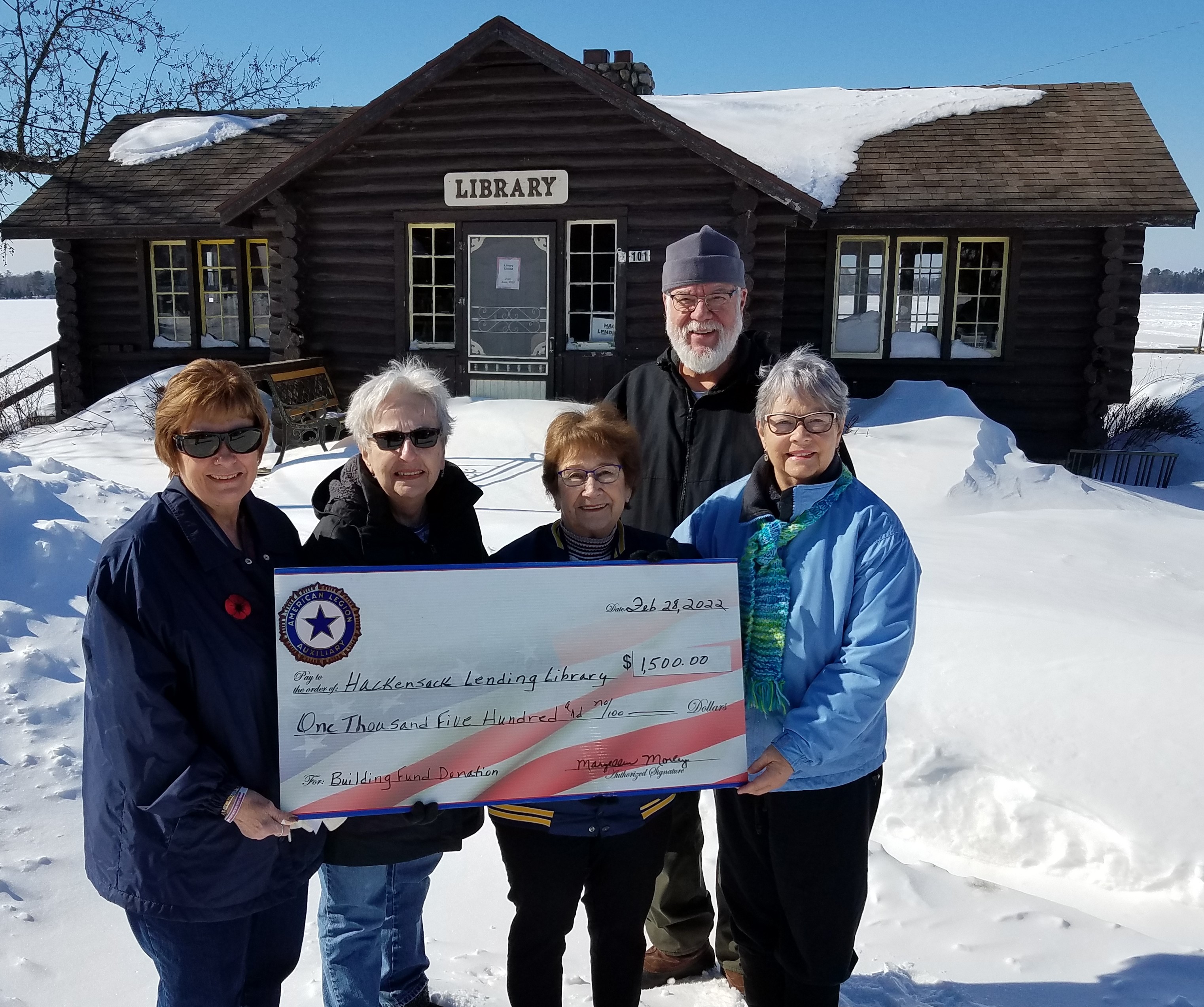Hackensack American Legion donates to lending library - Vimarsana News