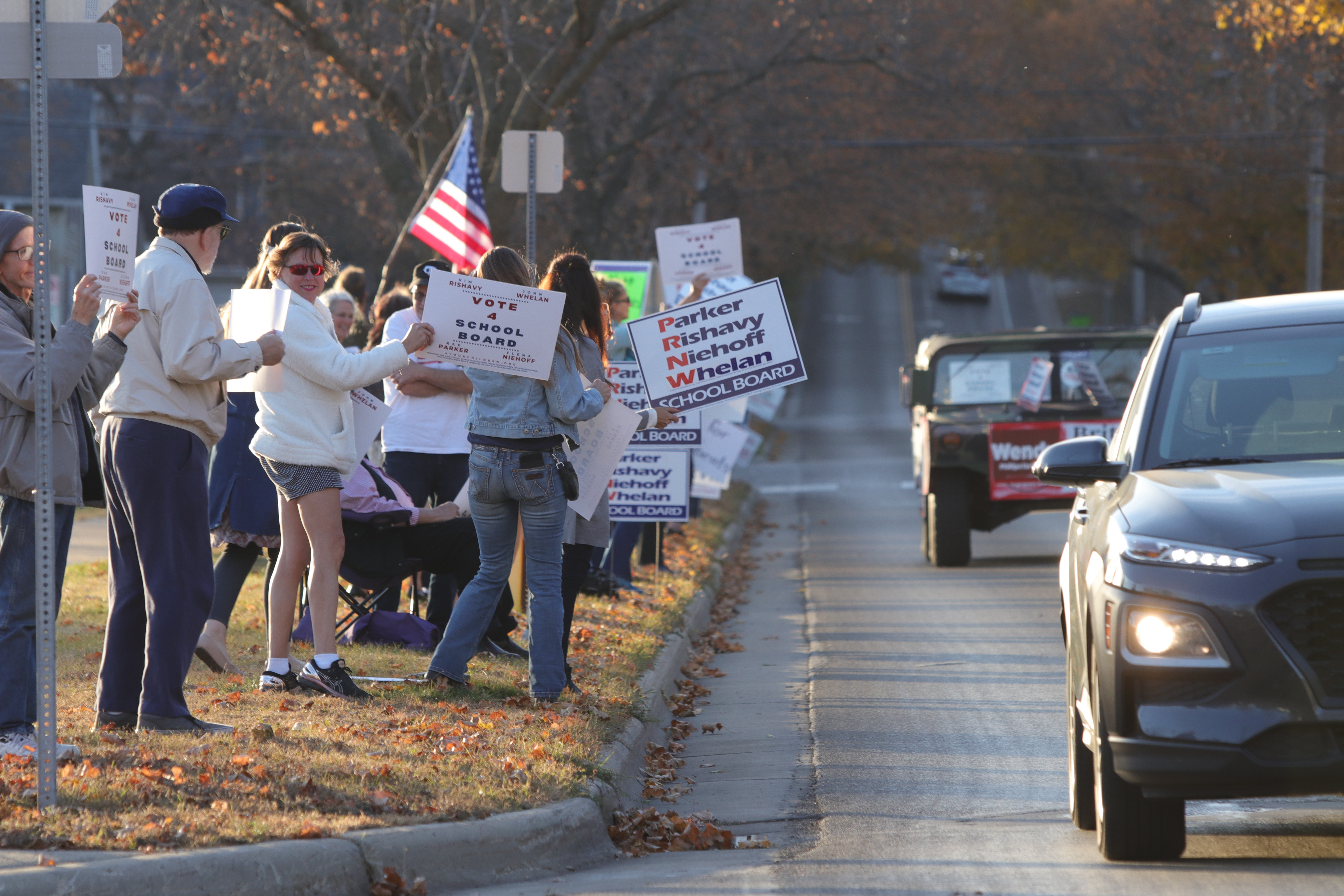 Supporters for both sides of the Rochester School Board election take to the street as the clock winds down - Vimarsana News