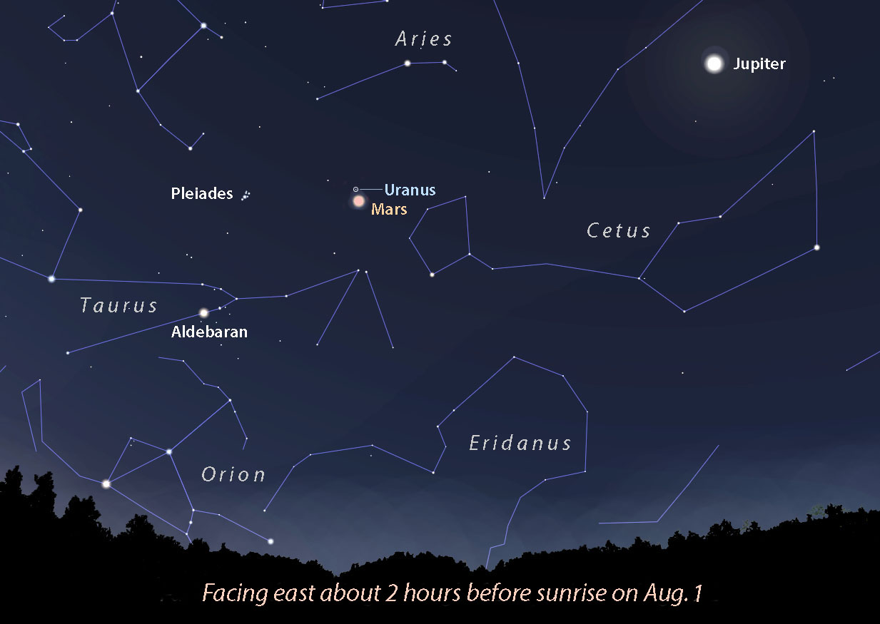Astro Bob: Red Planet meets Blue Planet, Aquariid meteor shower July 29-30 - Vimarsana News