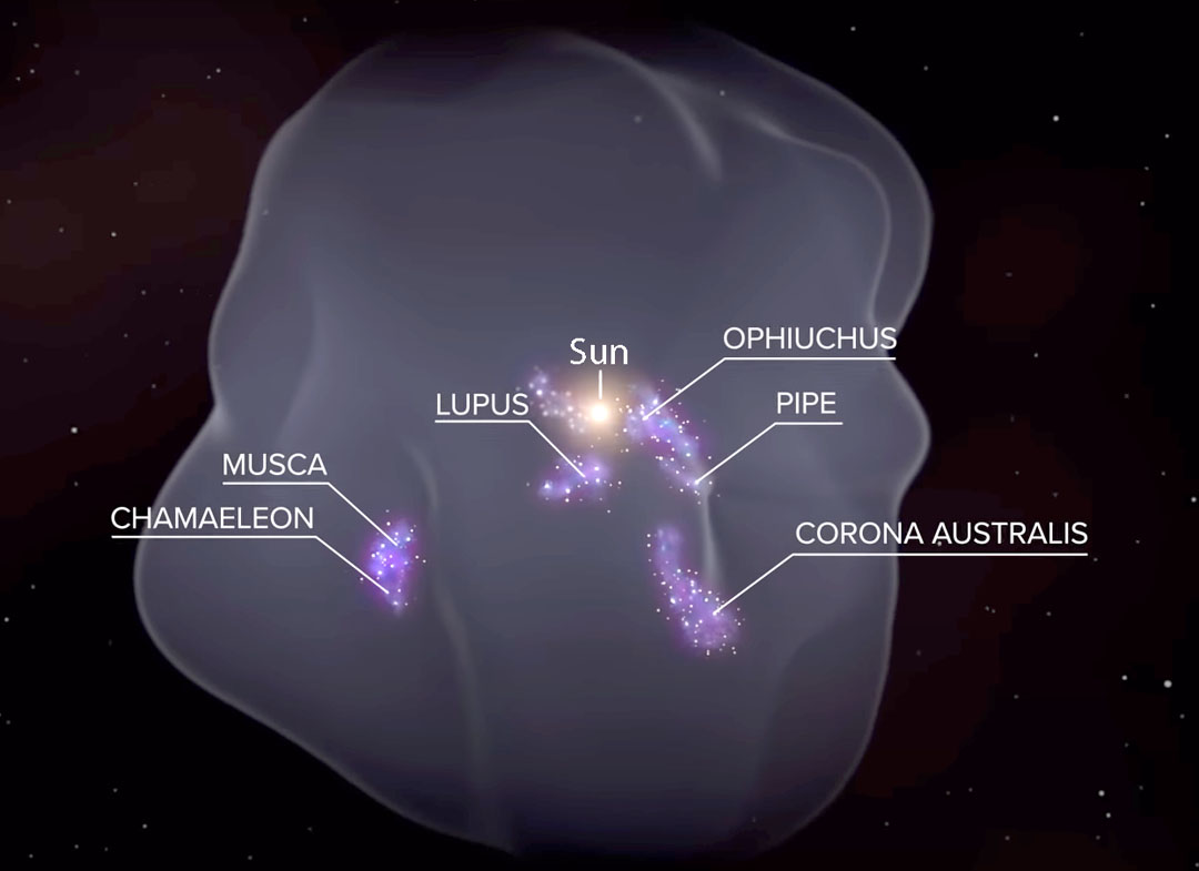Astro Bob: Phantom supernovae blew a 1,000-light-year wide bubble that sparkles with baby stars - Vimarsana News