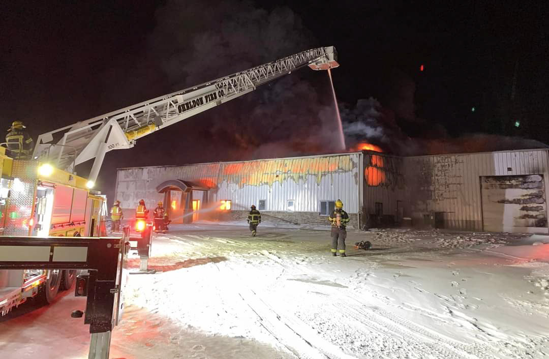 Firefighters contend with brutal cold to fight machine shed fire near Sibley - Vimarsana News