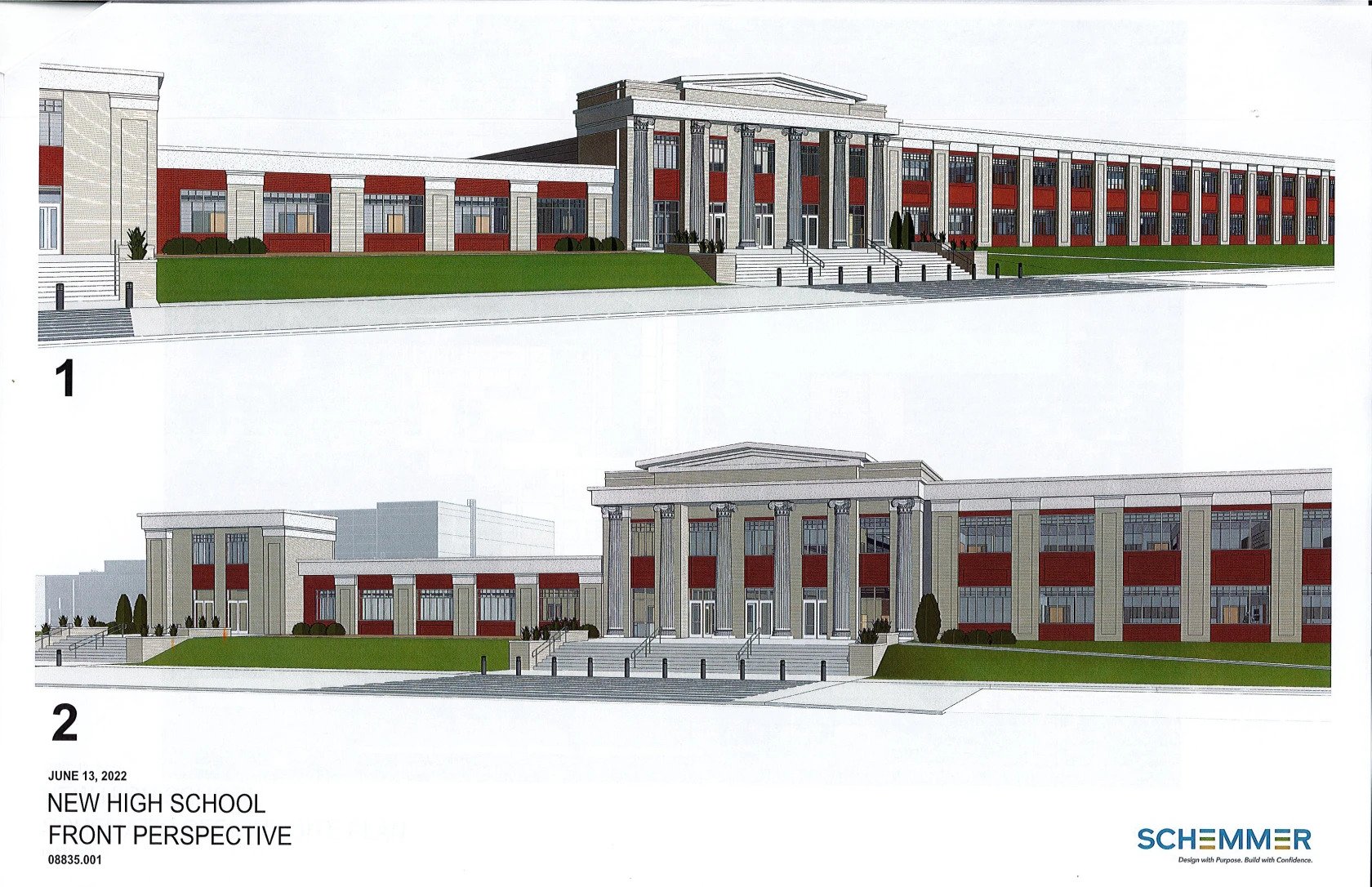 New Mitchell High School design features 'classic' front design - Mitchell Republic | News, weather, sports from Mitchell South Dakota - Vimarsana News
