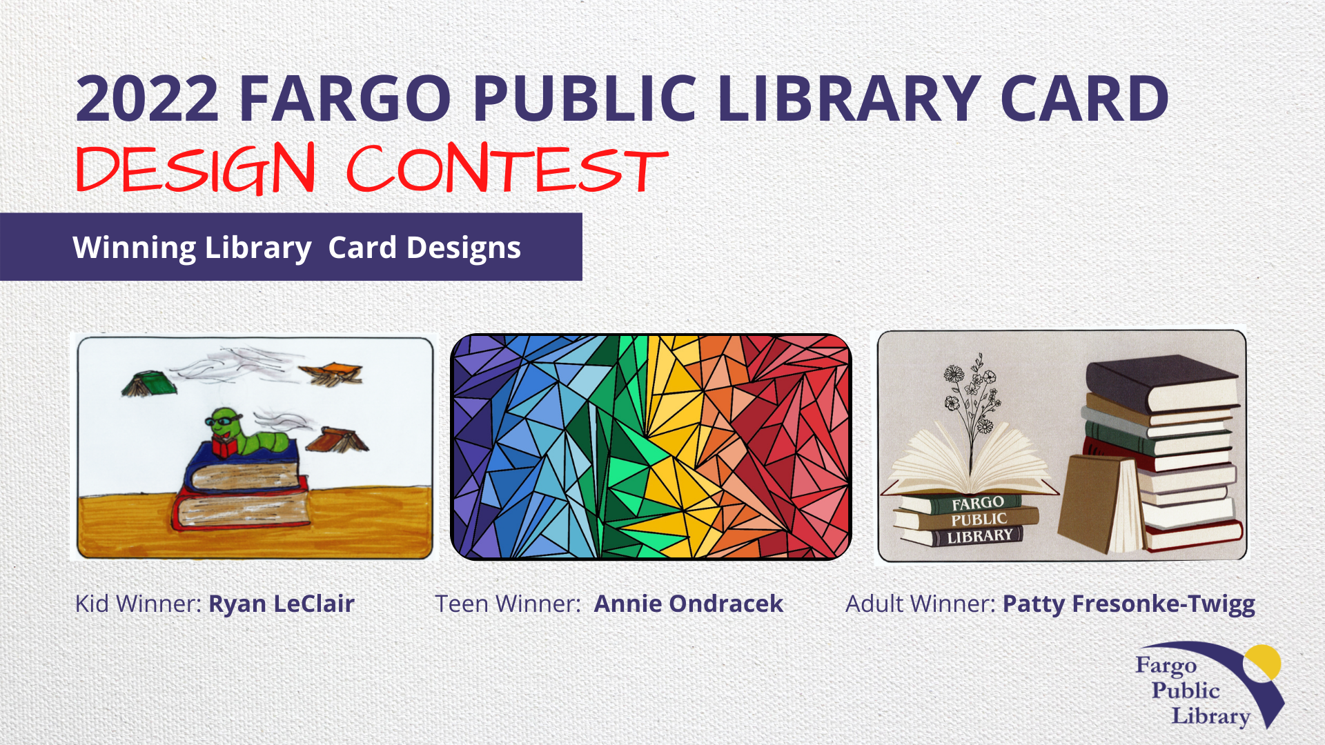 Fargo Public Library announces card design winners - Vimarsana News