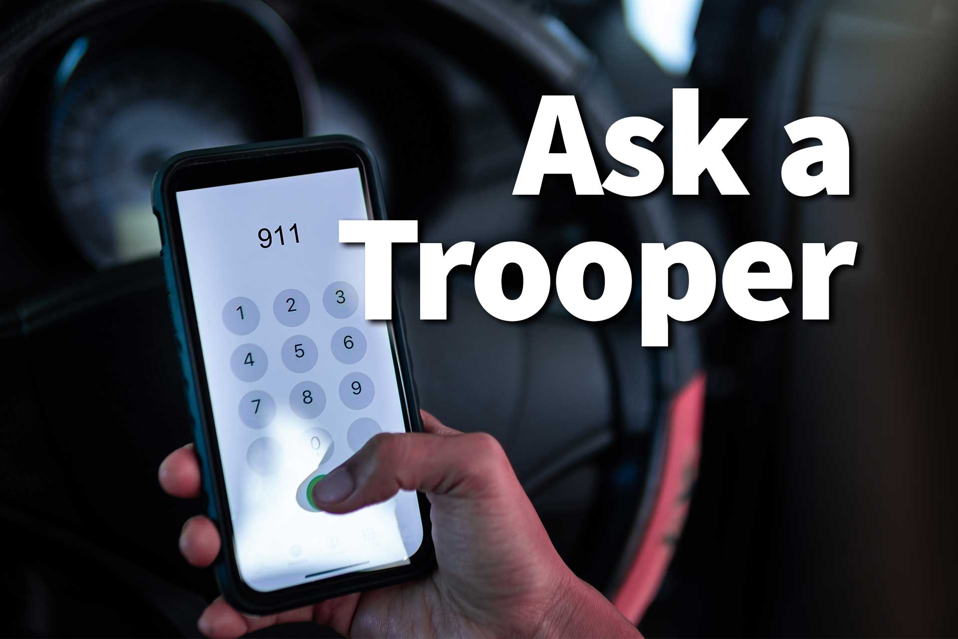 Ask A Trooper: For what road and traffic events should I call 911? - Vimarsana News