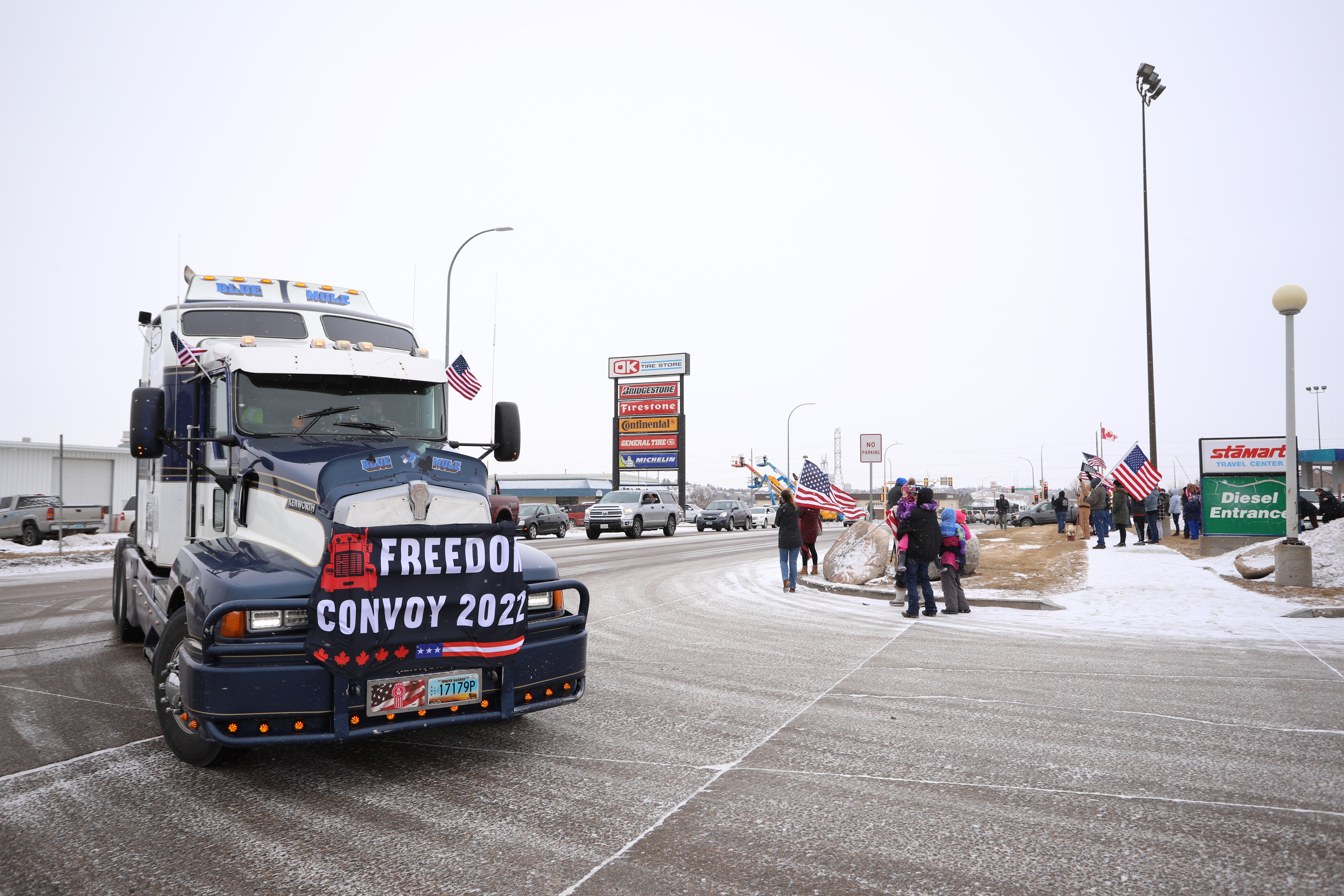North Dakota truck convoy departs for DC area to join national pandemic protest - Vimarsana News