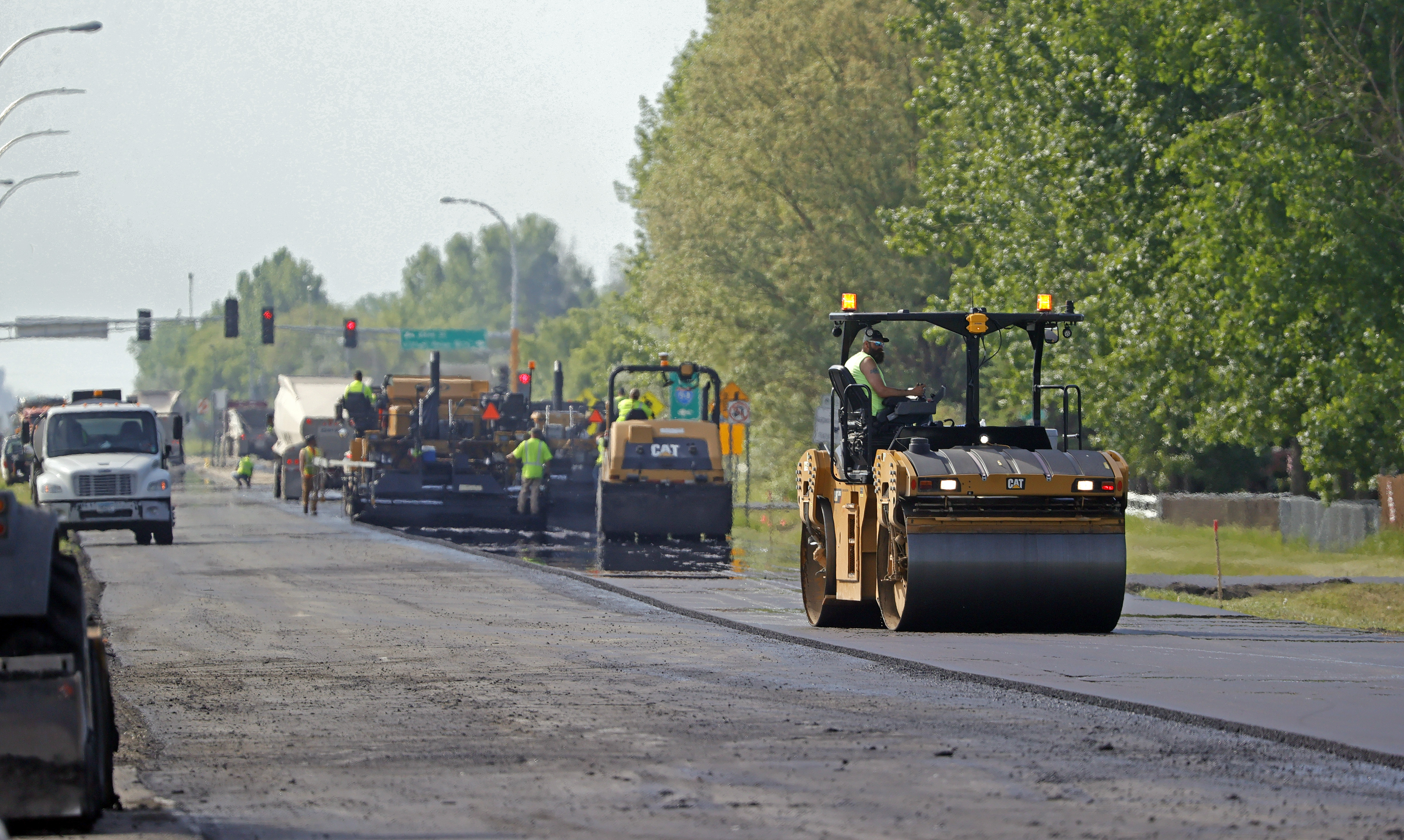 Moorhead to Sabin road work going strong, detours in place - Vimarsana News