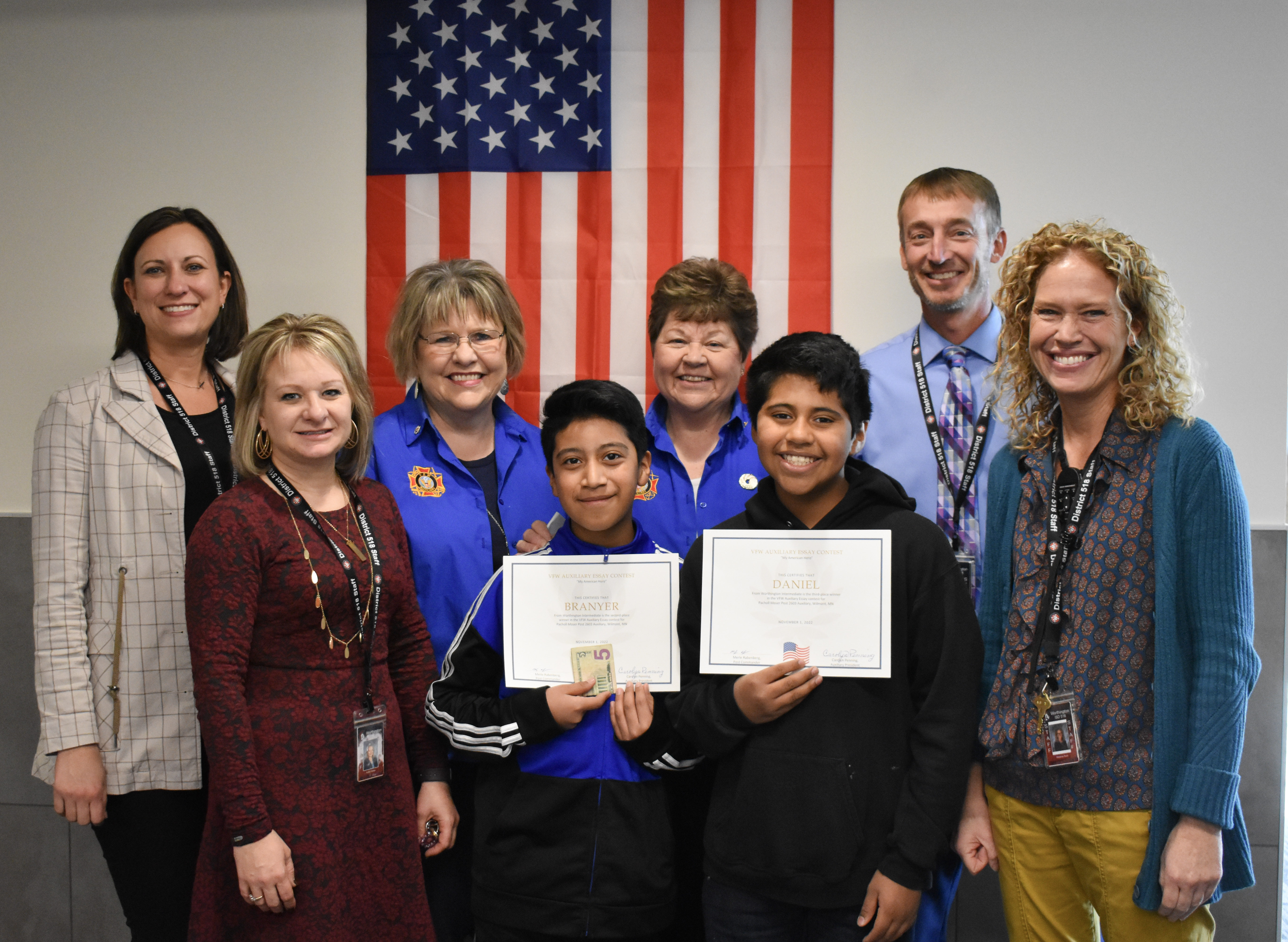 Students earn top marks in 'My American Hero' essay and coloring contest - Vimarsana News
