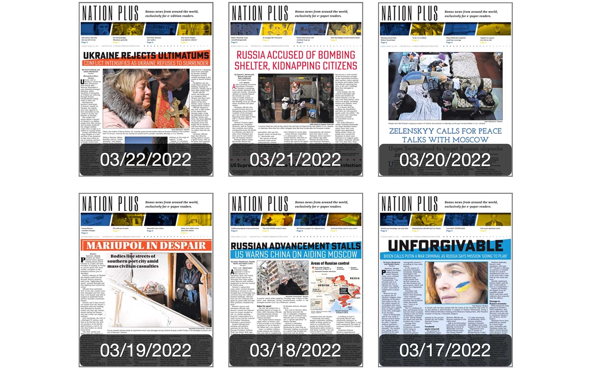 E-paper highlights: March 17-23, 2022, Pineandlakes Echo Journal e-paper news headlines - Vimarsana News
