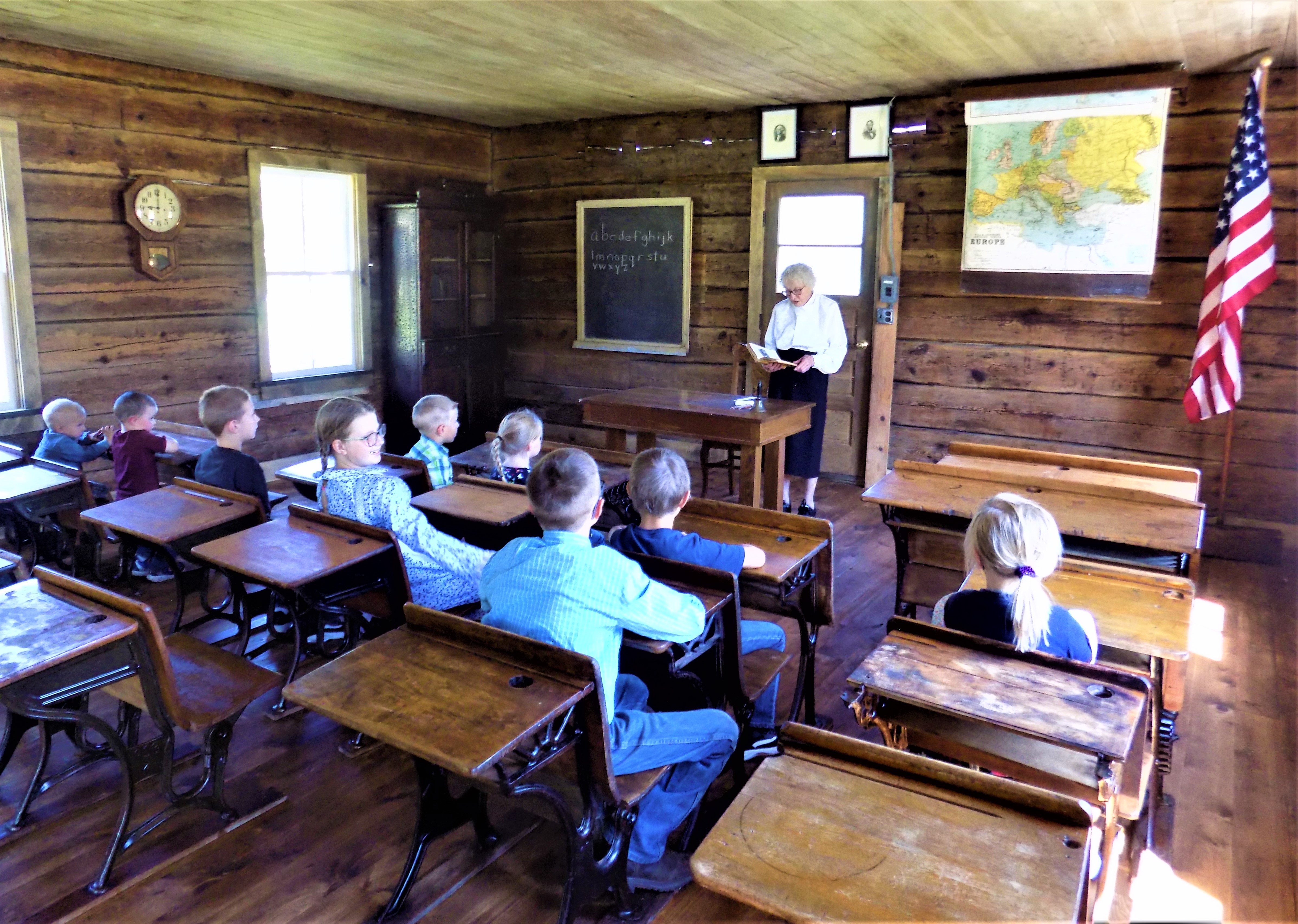 Log schoolhouse to be dedicated during Red Eye River Days, Saturday - Vimarsana News