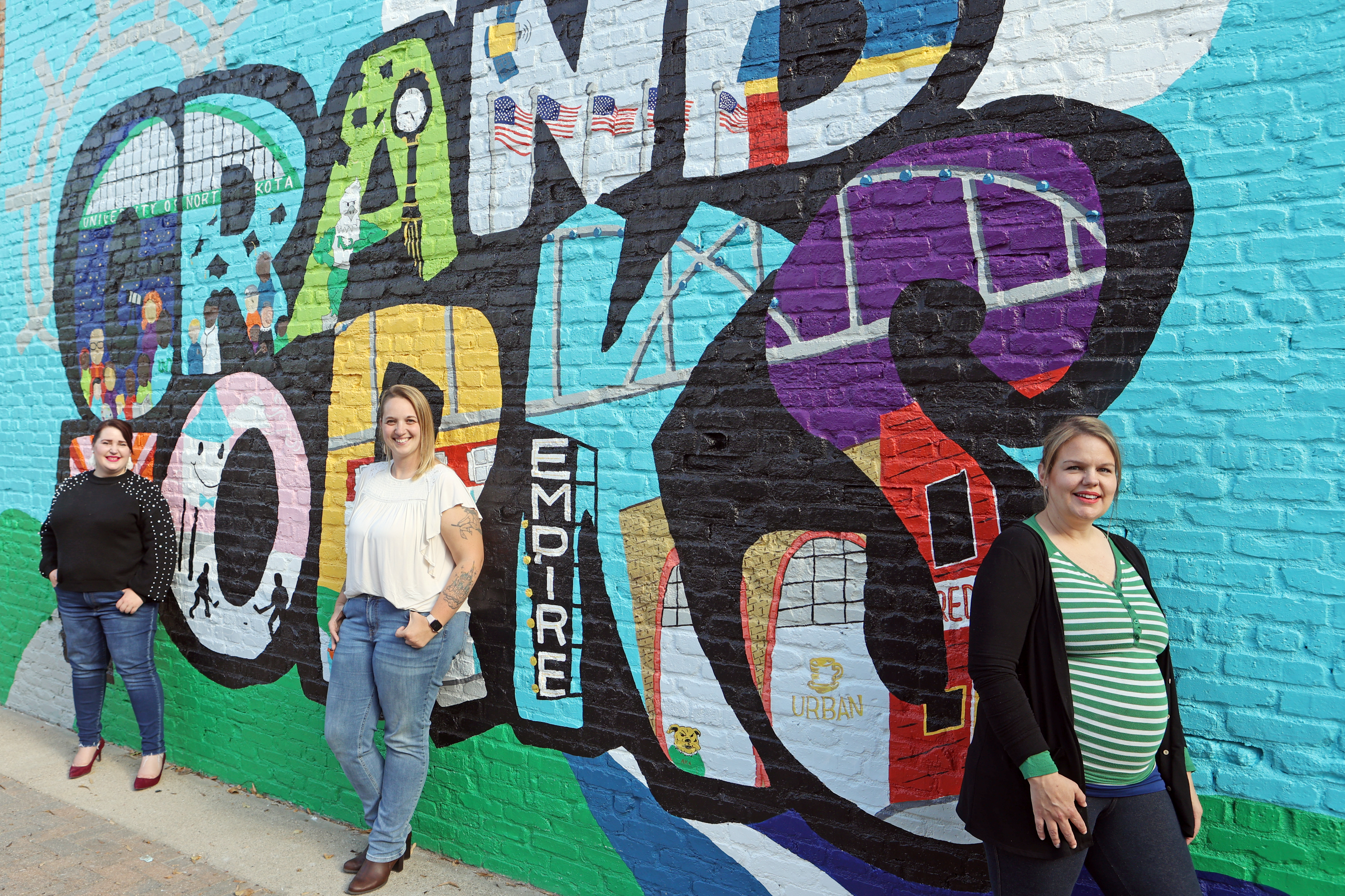 Artists' mural brings splash of color, emblem of community pride to Town Square in Grand Forks - Grand Forks Herald | Grand Forks, East Grand Forks news, weather & sports - Vimarsana News