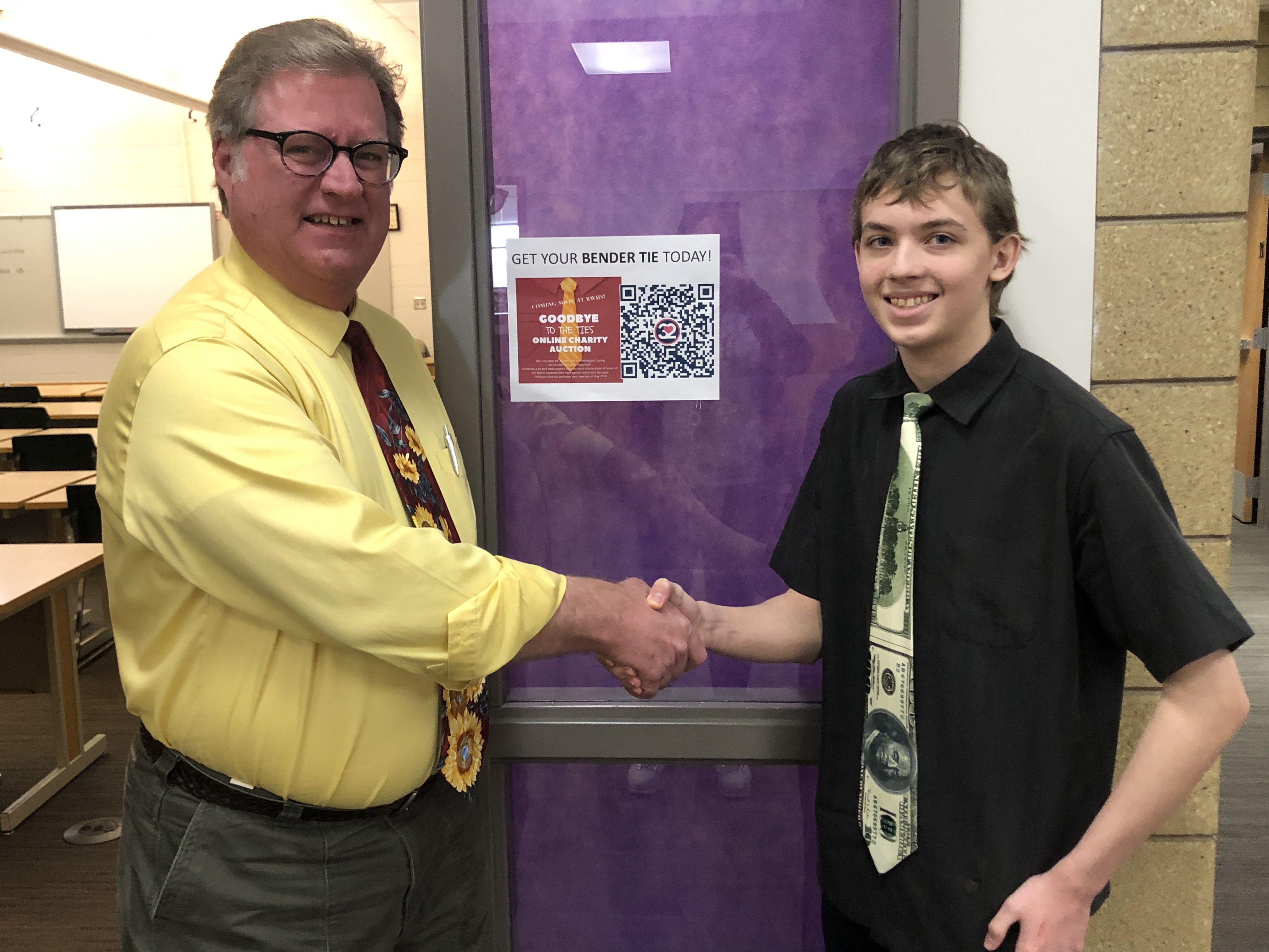 Red Wing teacher says goodbye to his career with a daily auction of neckties - Vimarsana News