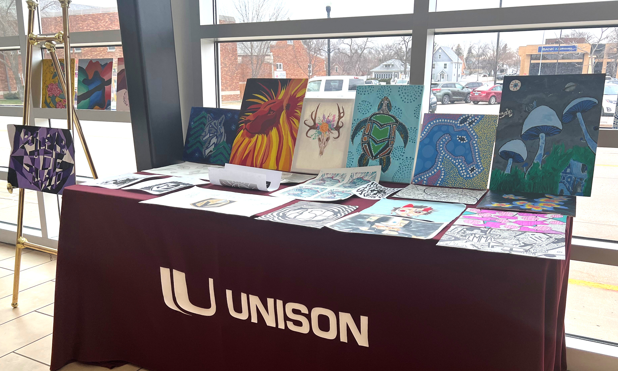 Unison Bank artist for May is JHS art class - Vimarsana News